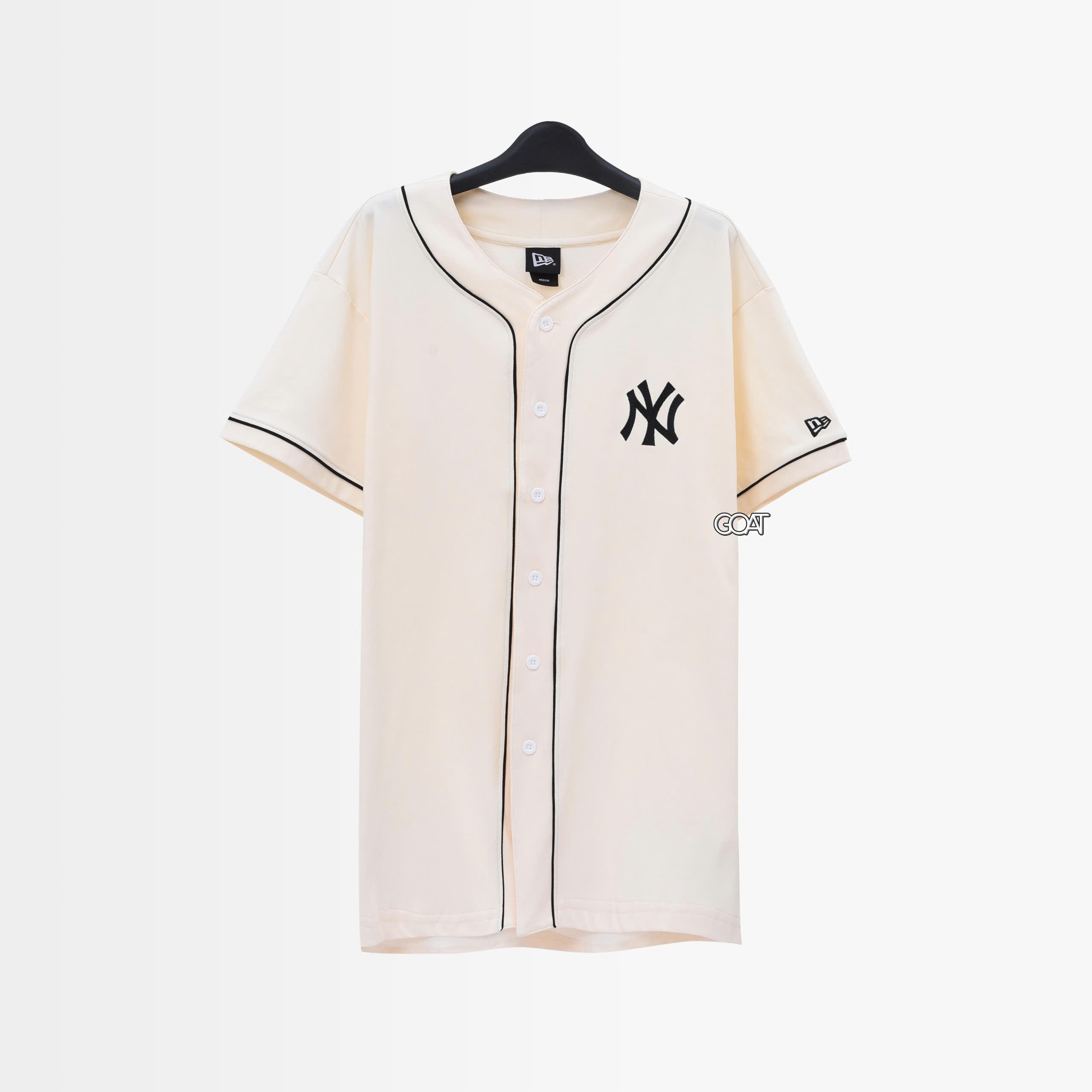 NEW ERA BASEBALL SHIRT - IVORY