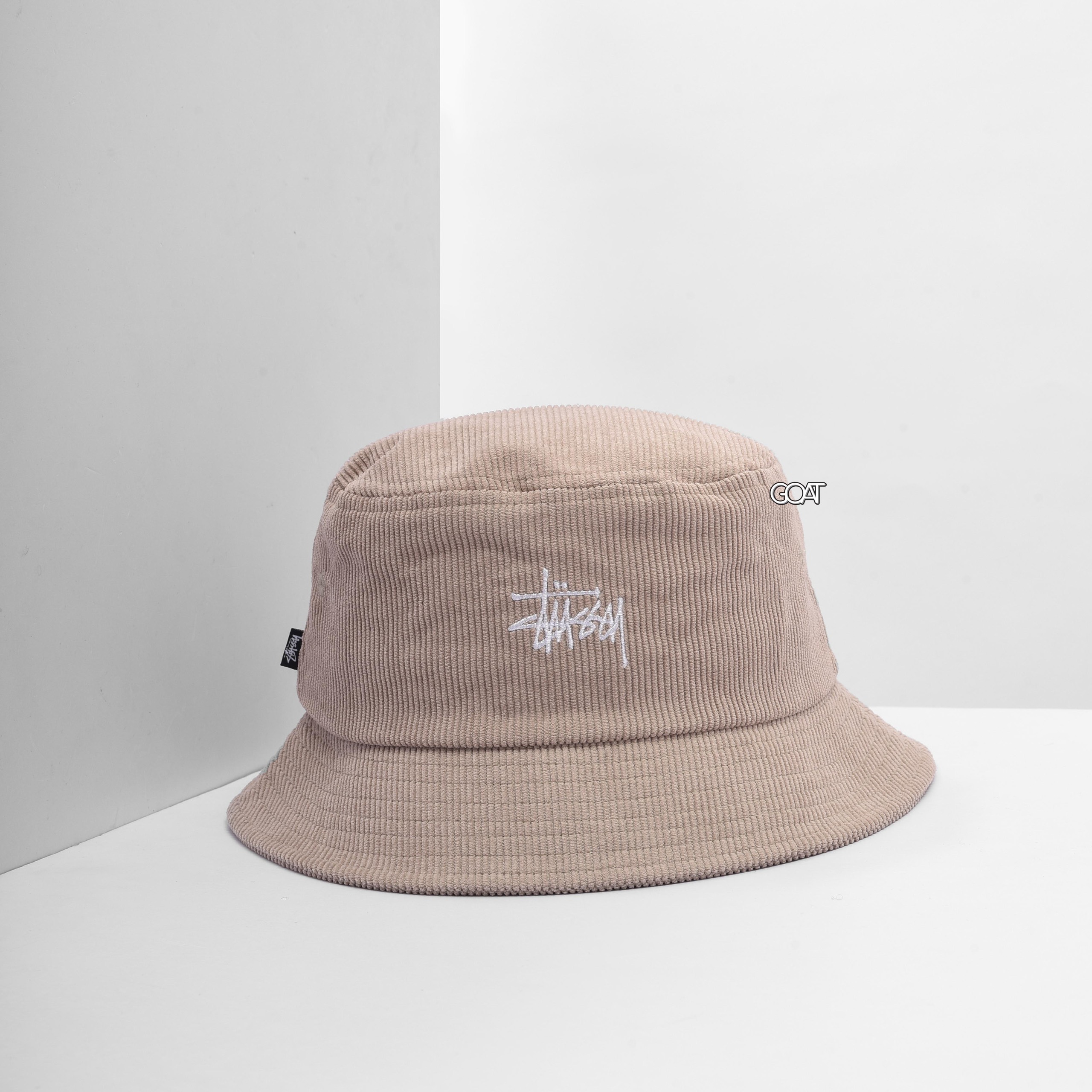 STUSSY GRAFFITI CORD BUCKET HAT - LIGHT MILITARY