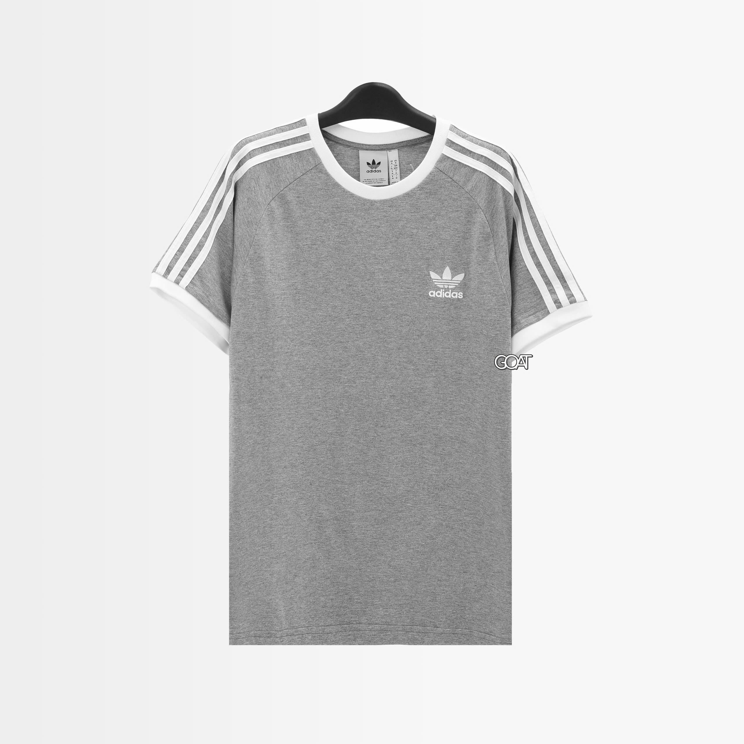 ADIDAS CLASSIC ADICOLOR 3 STRIPES T-SHIRT - GREY