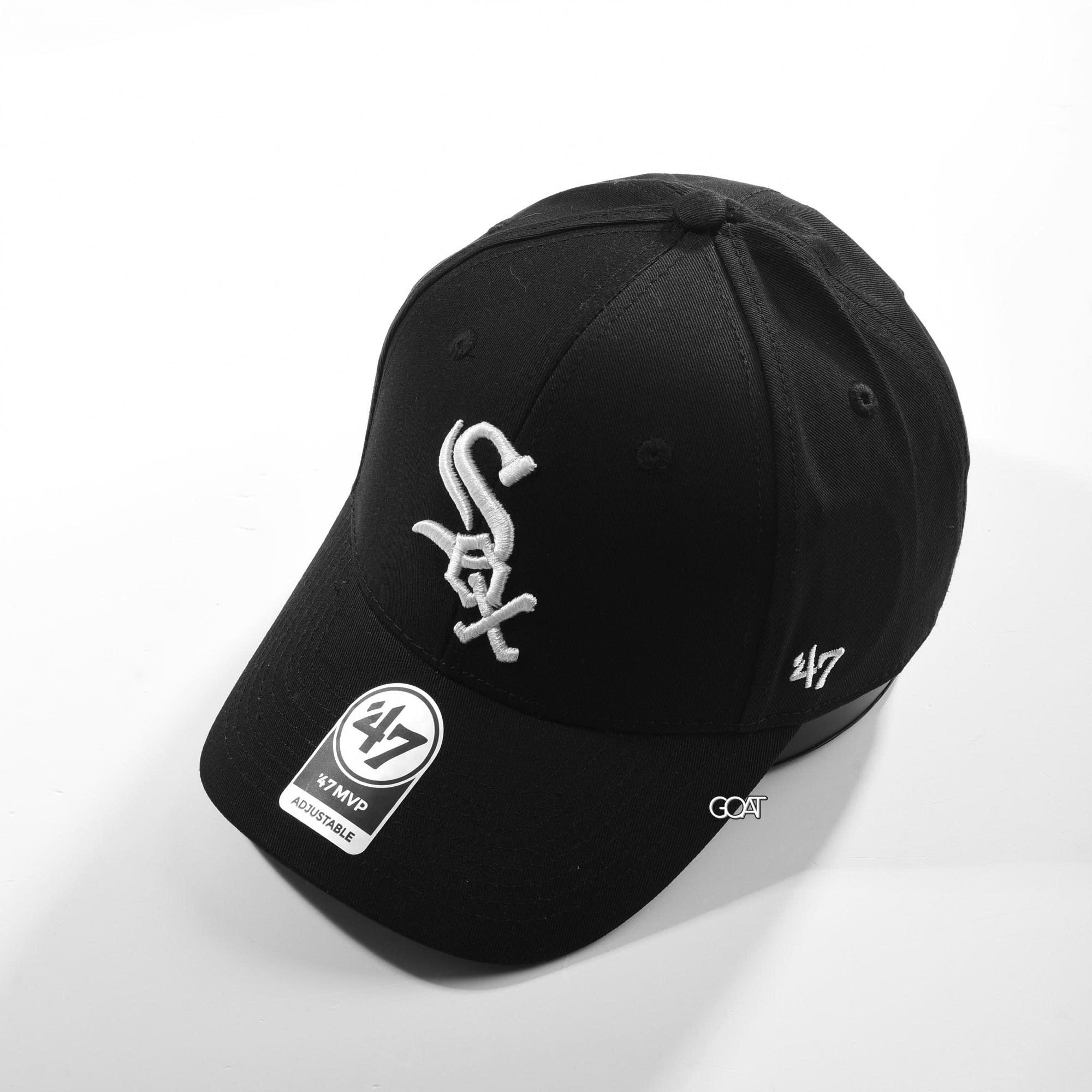 47 SOX WHITE CAP - BLACK