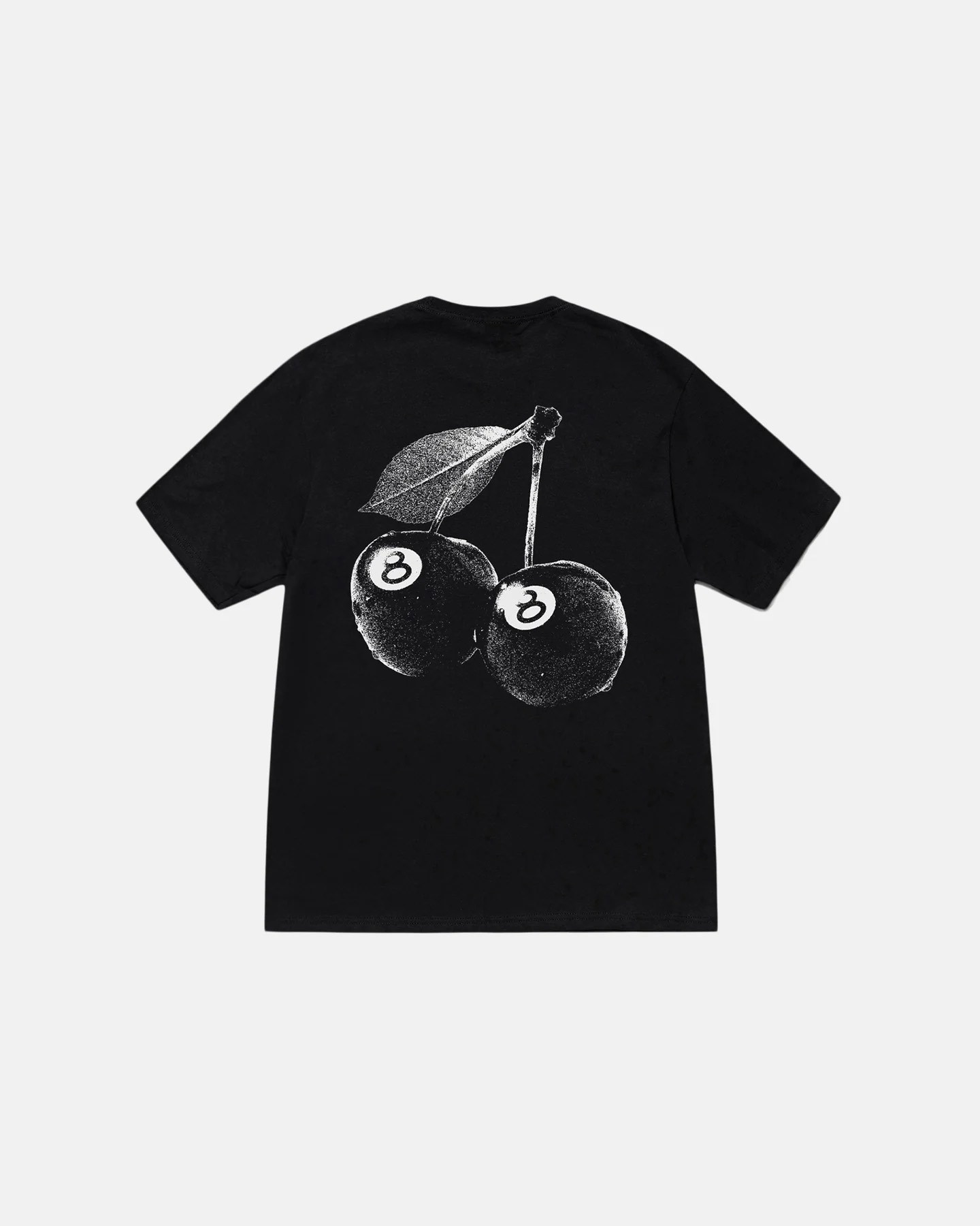 STUSSY CHERRIES TEE - BLACK