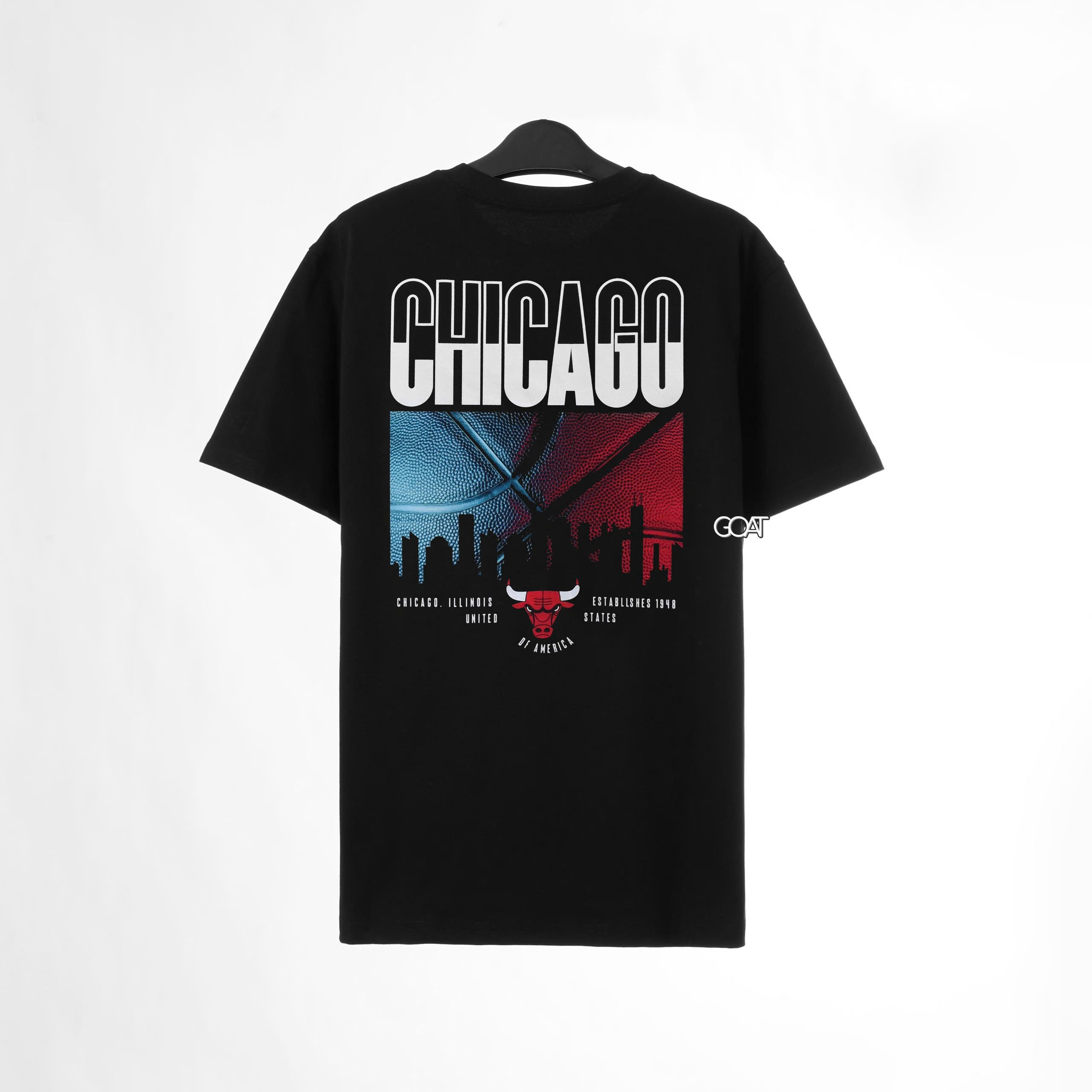 NEW ERA CHICAGO BULLS CITY TSHIRT - BLACK