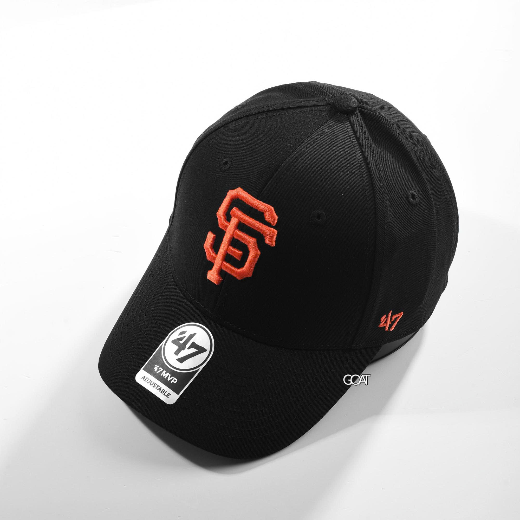 47 SF ORANGE LOGO CAP - BLACK