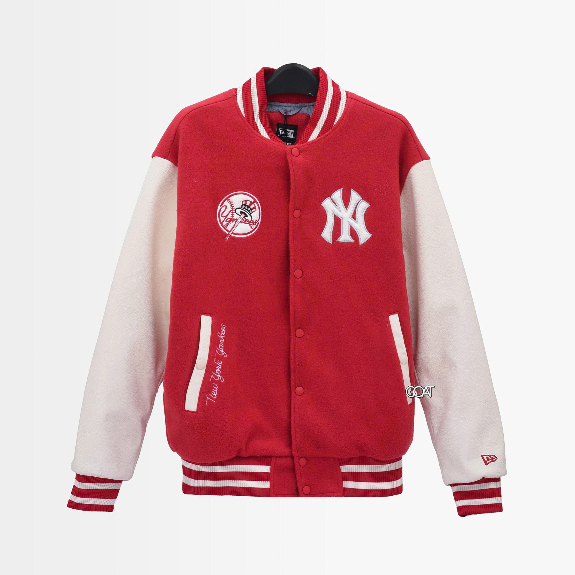 NEW ERA NEW YORK LOGO JK44 VARCITY - RED