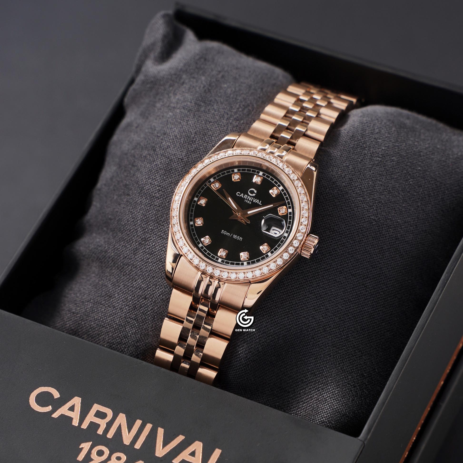 ĐỒNG HỒ NỮ CARNIVAL 8131L2 VH D QUAZT 30MM