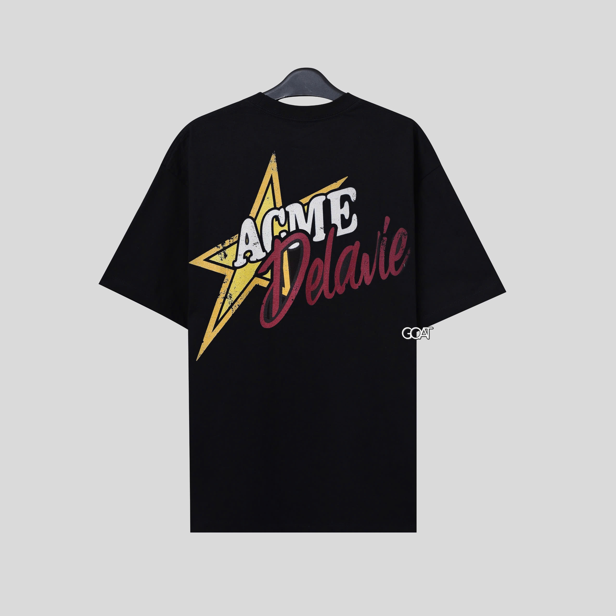 ADLV CRACK STAR LOGO T-SHIRT - BLACK