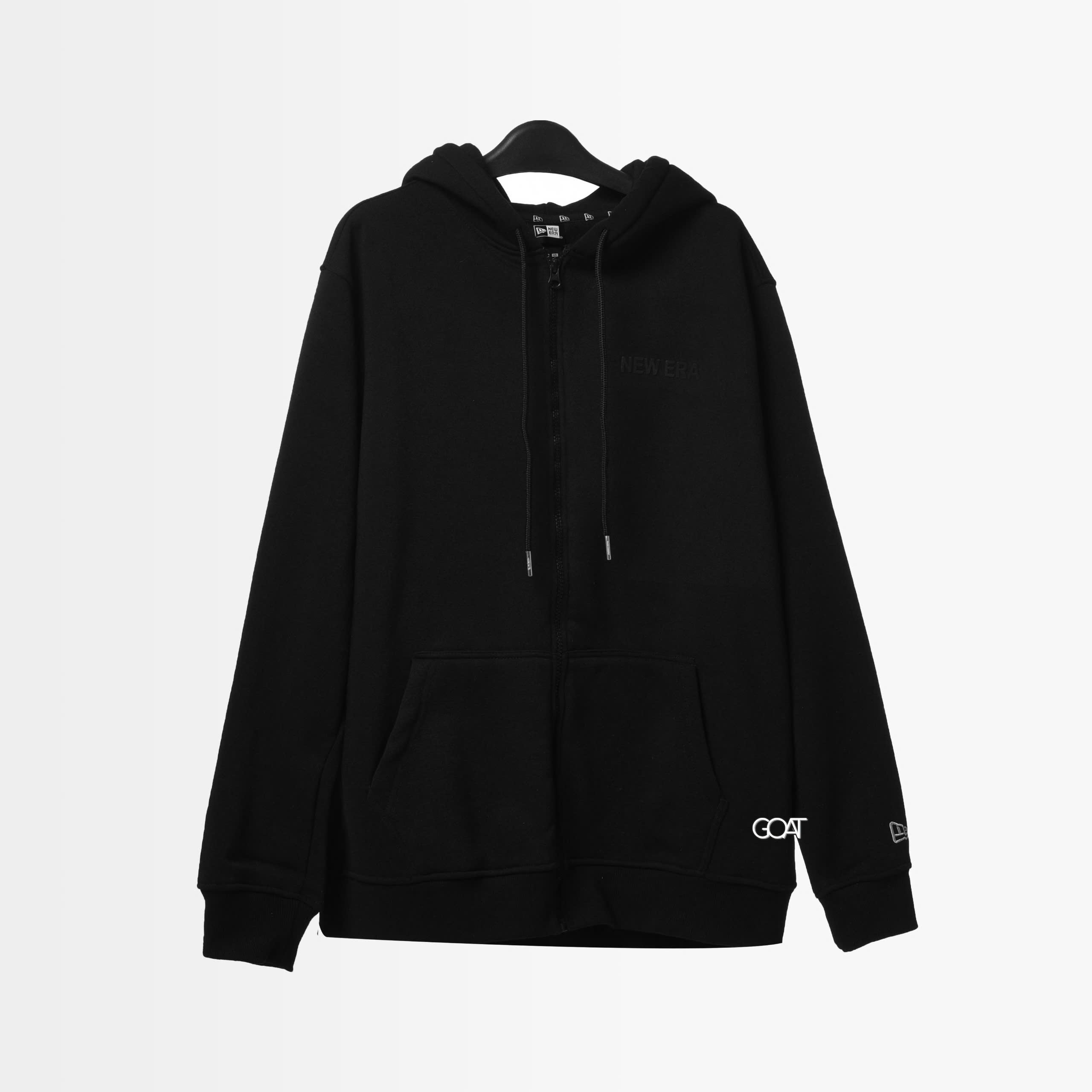 NEW ERA ESSENTIAL FT44 ZIP HOODIE - BLACK