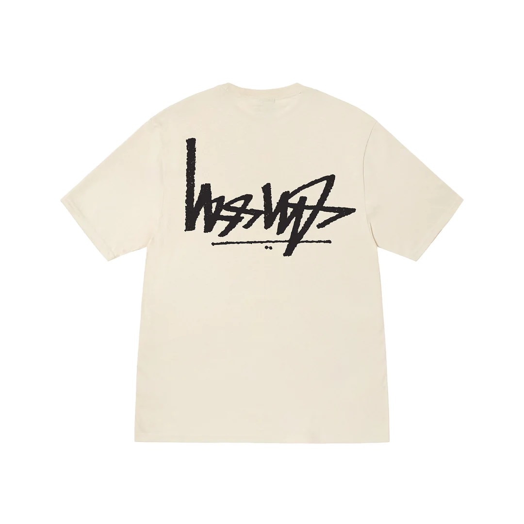 STUSSY FLIPPED TSHIRT - PUTTY