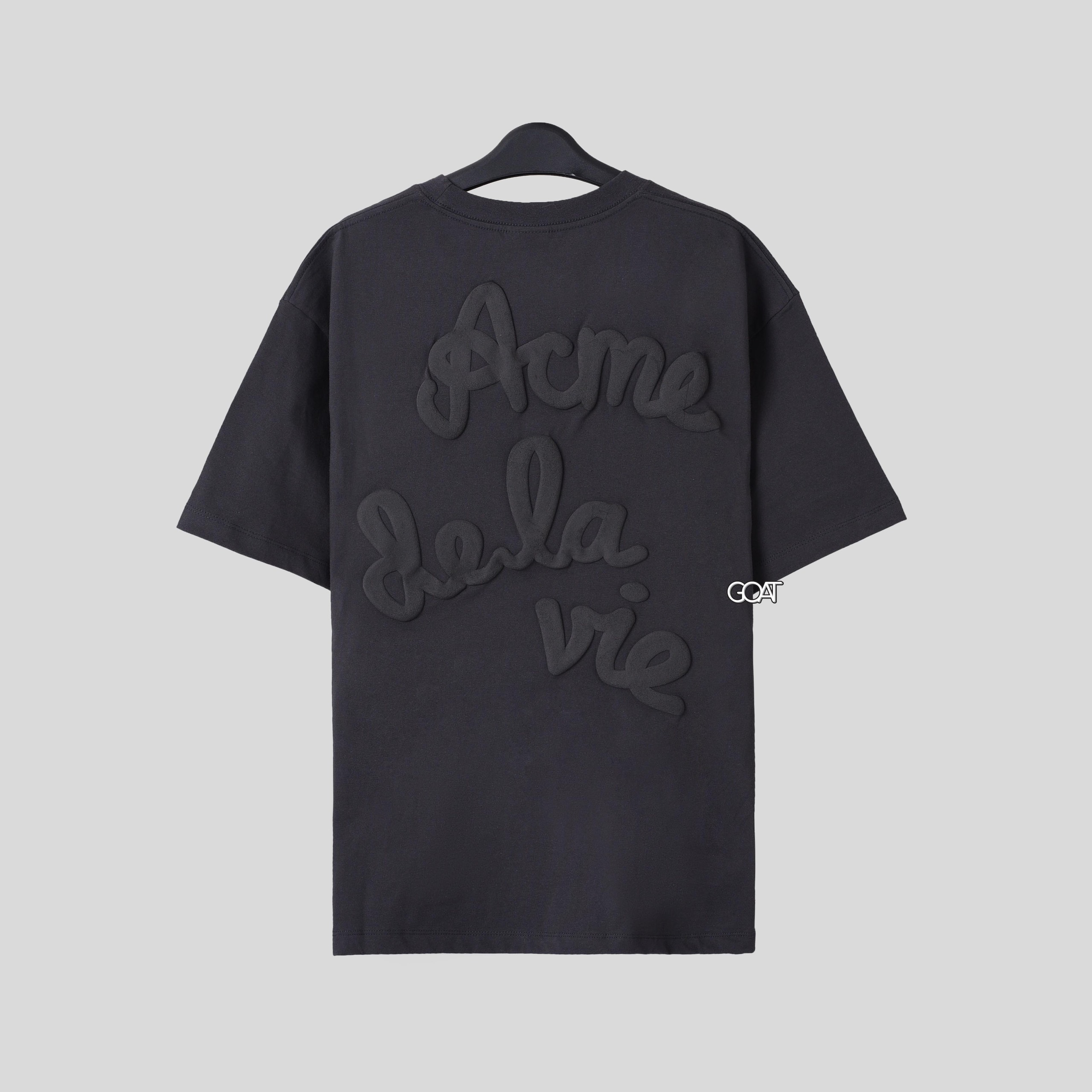 ADLV EMBOSSING T-SHIRT - CHARCOAL