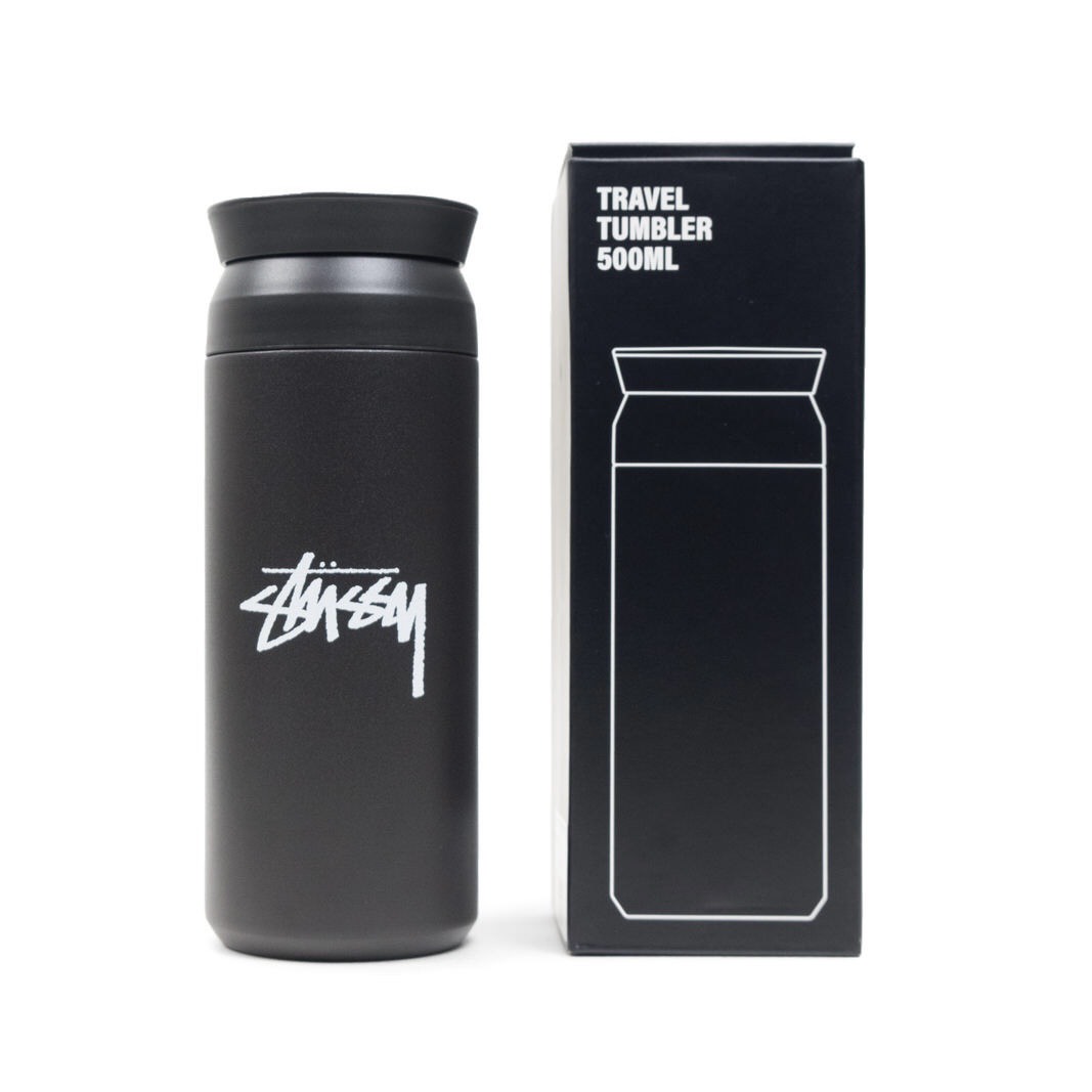 STUSSY STOCK KINTO TRAVEL TUMBLER - BLACK