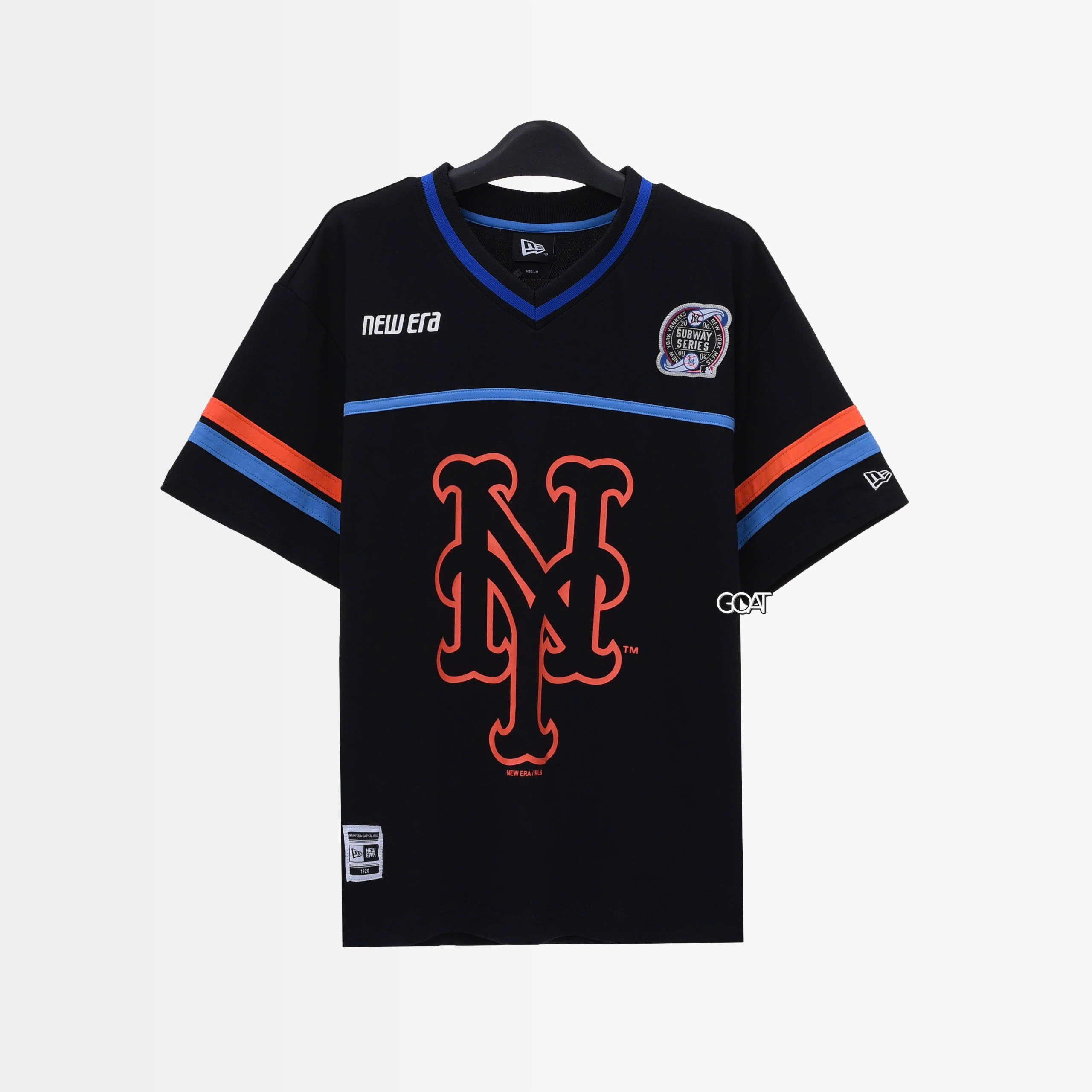 NEW ERA METS OVERSIZE TSHIRT - BLACK