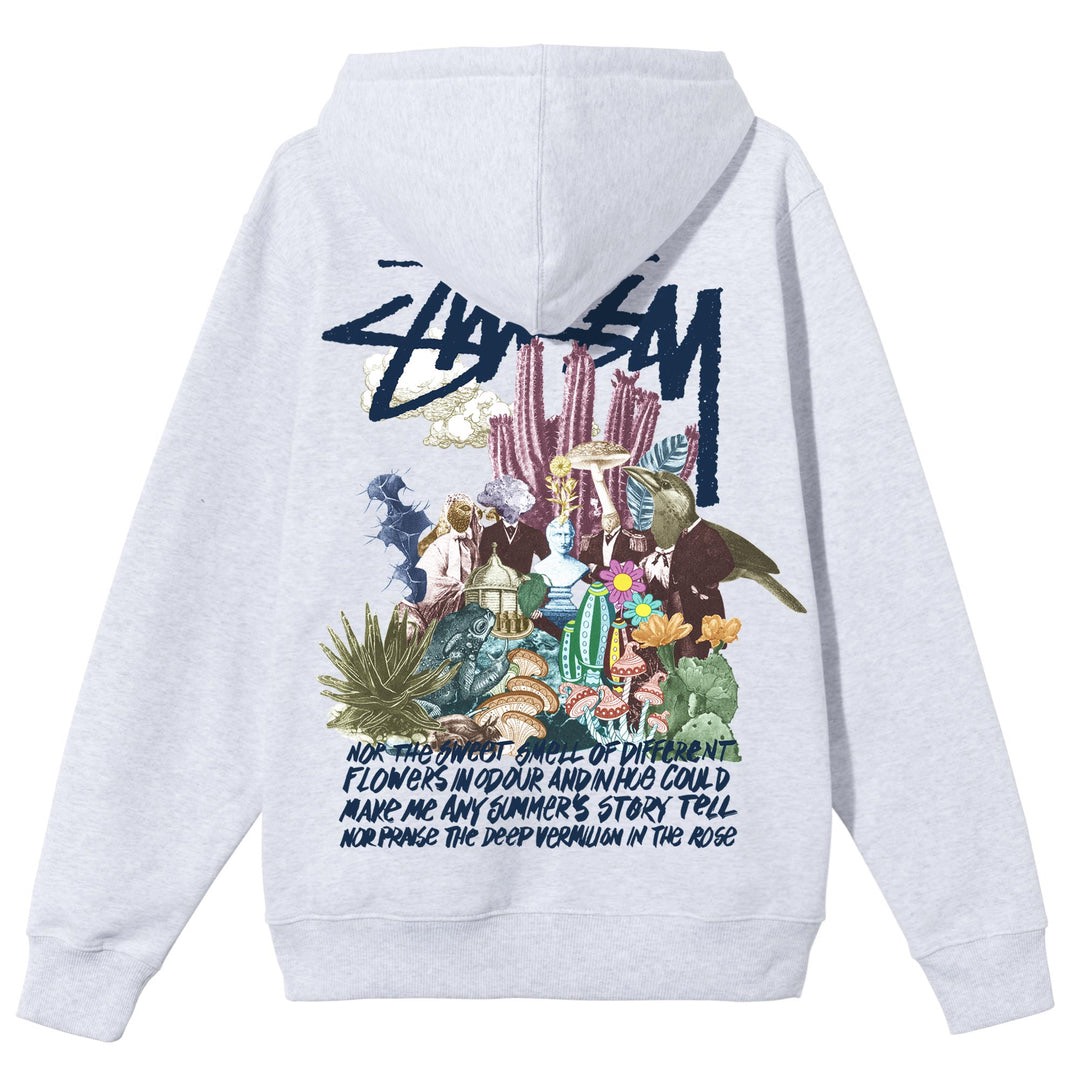 STUSSY PSYCHEDELIC HOODIE - GREY