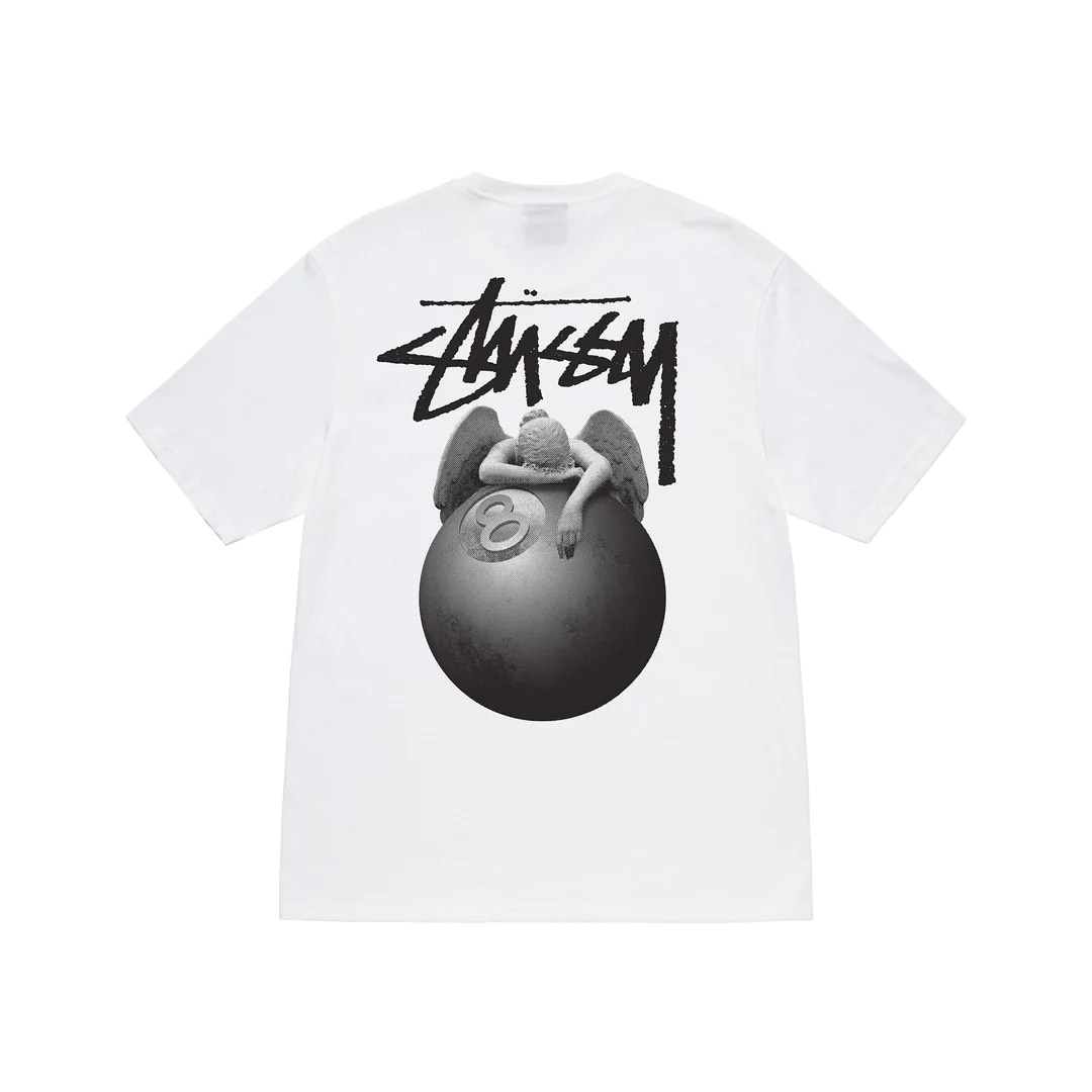 STUSSY ANGEL TSHIRT - WHITE