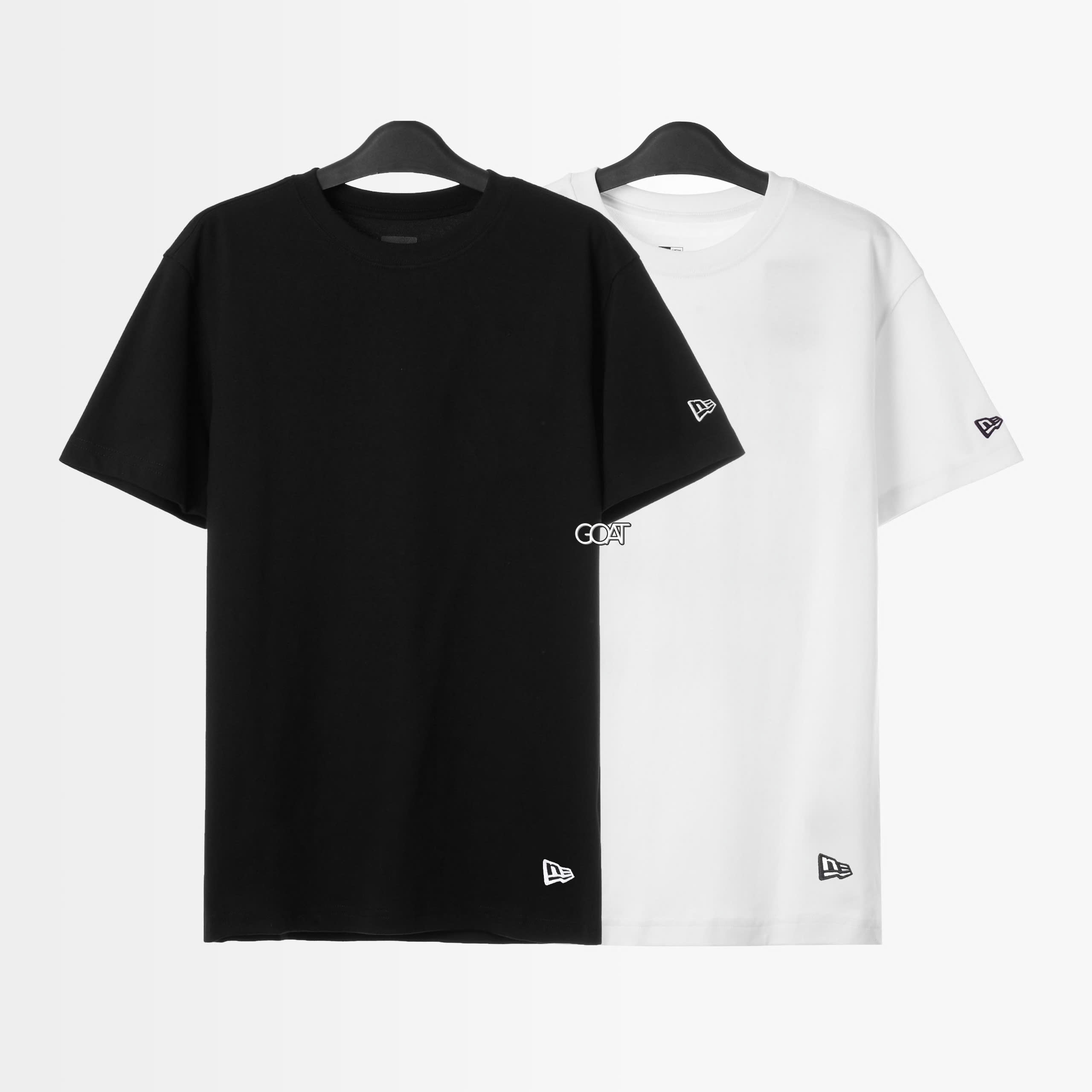 NEW ERA BASIC SS1 2PACKS TSHIRT - BLACK/WHITE