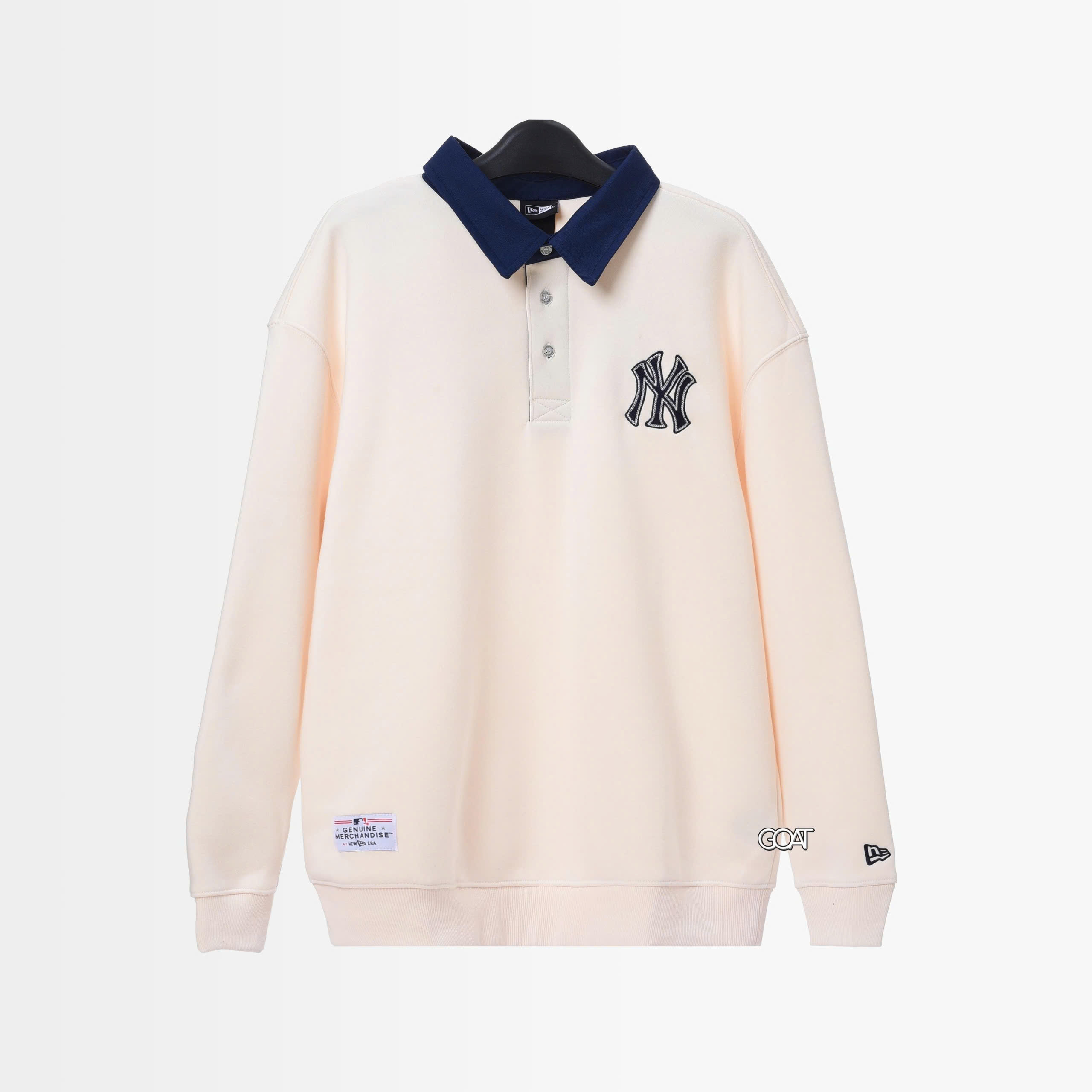 NEW ERA RETRO POLO SWEATER - IVORY