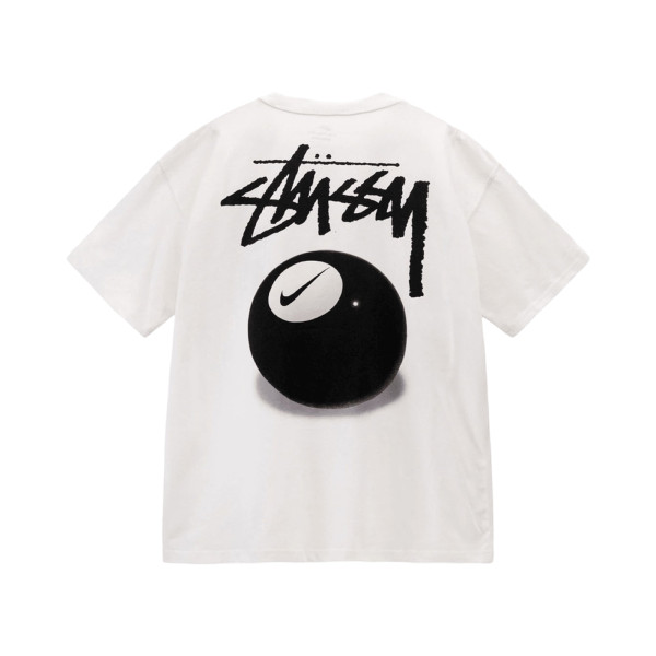 STUSSY X NIKE 8BALL TSHIRT - WHITE