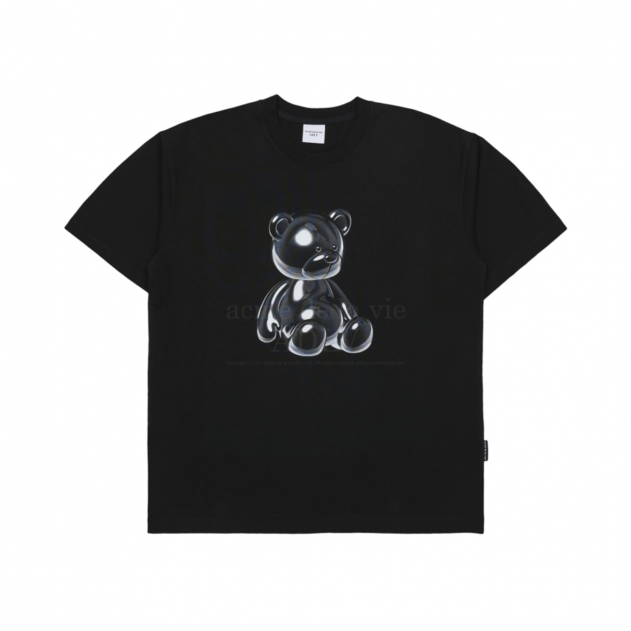 ADLV METAL BEAR TSHIRT - BLACK