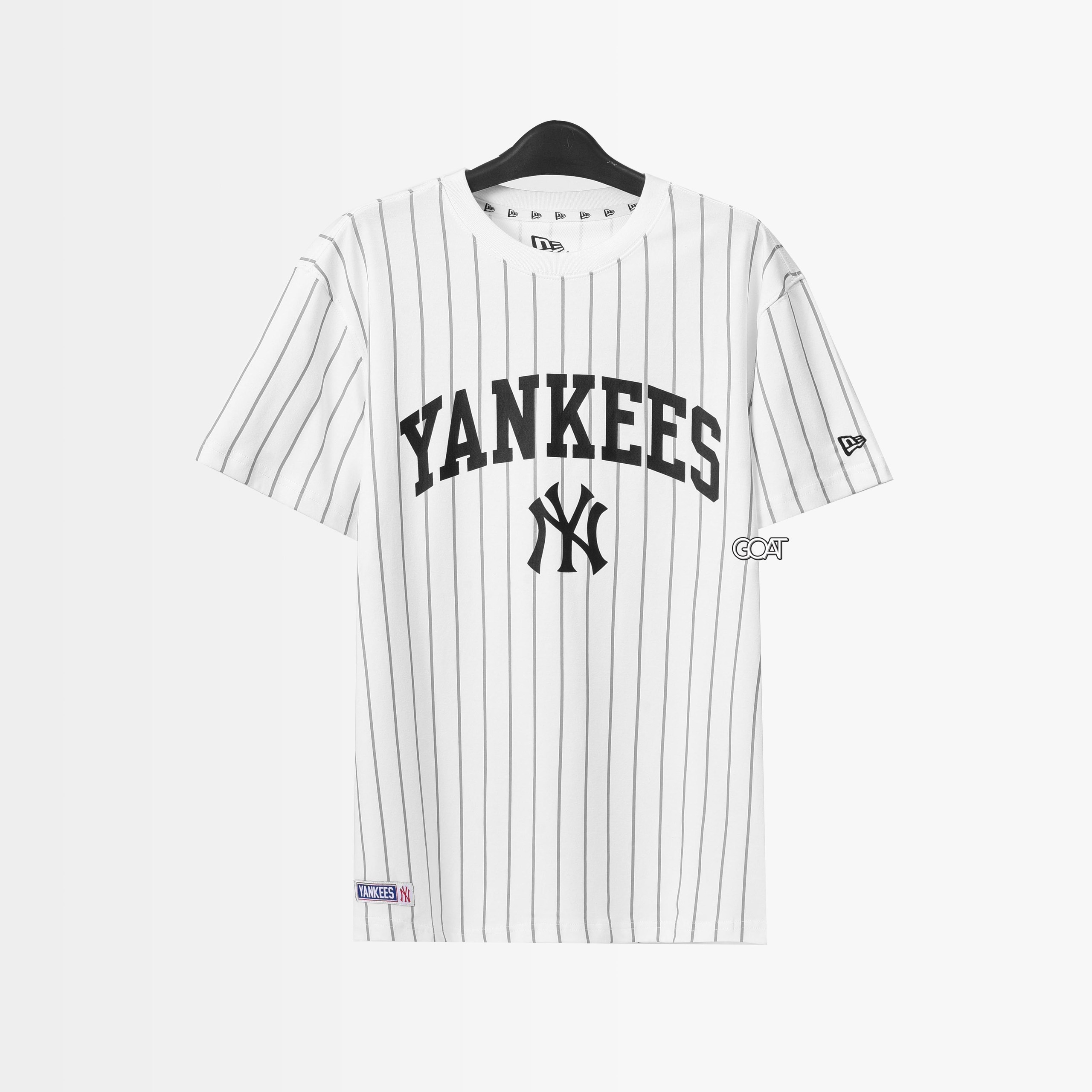 NEW ERA PINSTRIPE T-SHIRT - WHITE