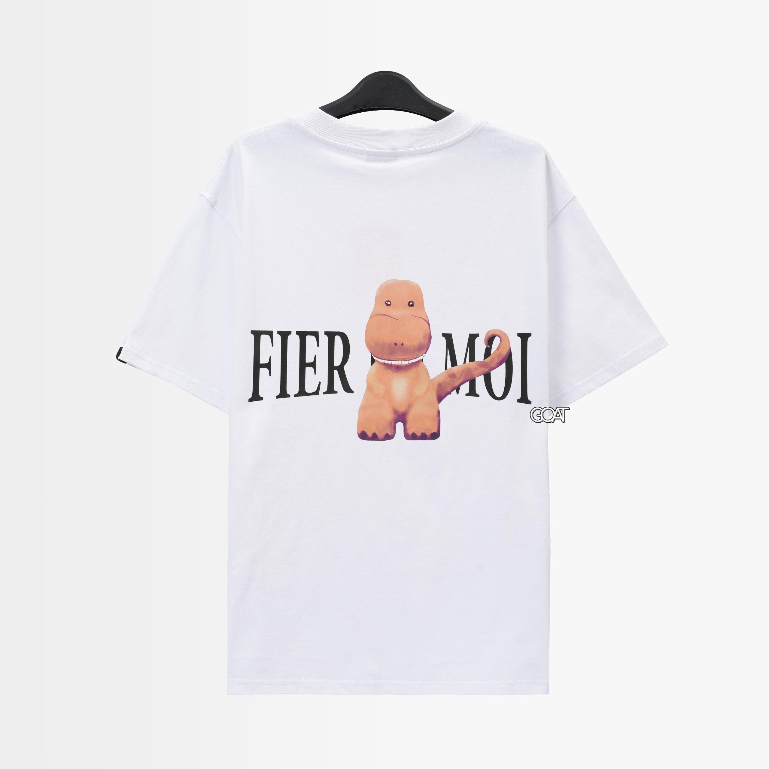 FIER DE MOI CUTE DRAGON TSHIRT - WHITE