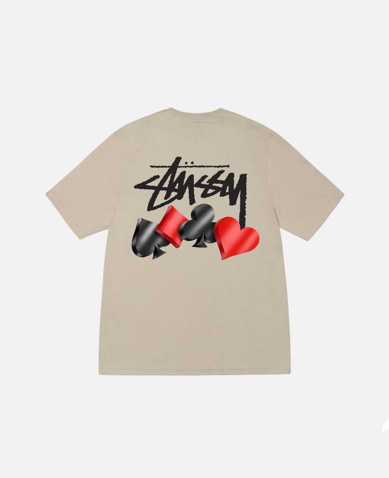 STUSSY SUITS TSHIRT - KHAKI