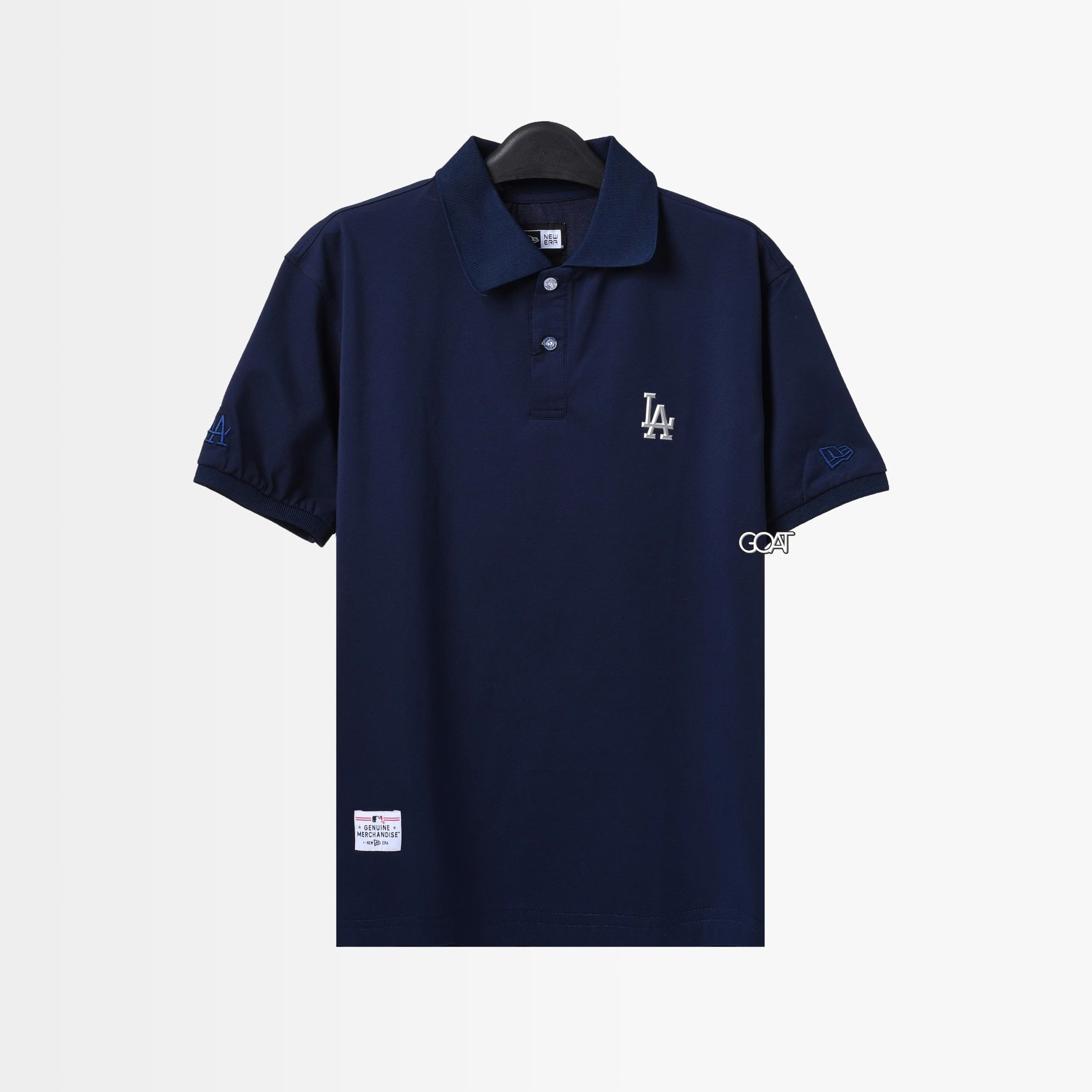 NEW ERA METAL A LOSDOD POLO SHIRT - NAVY