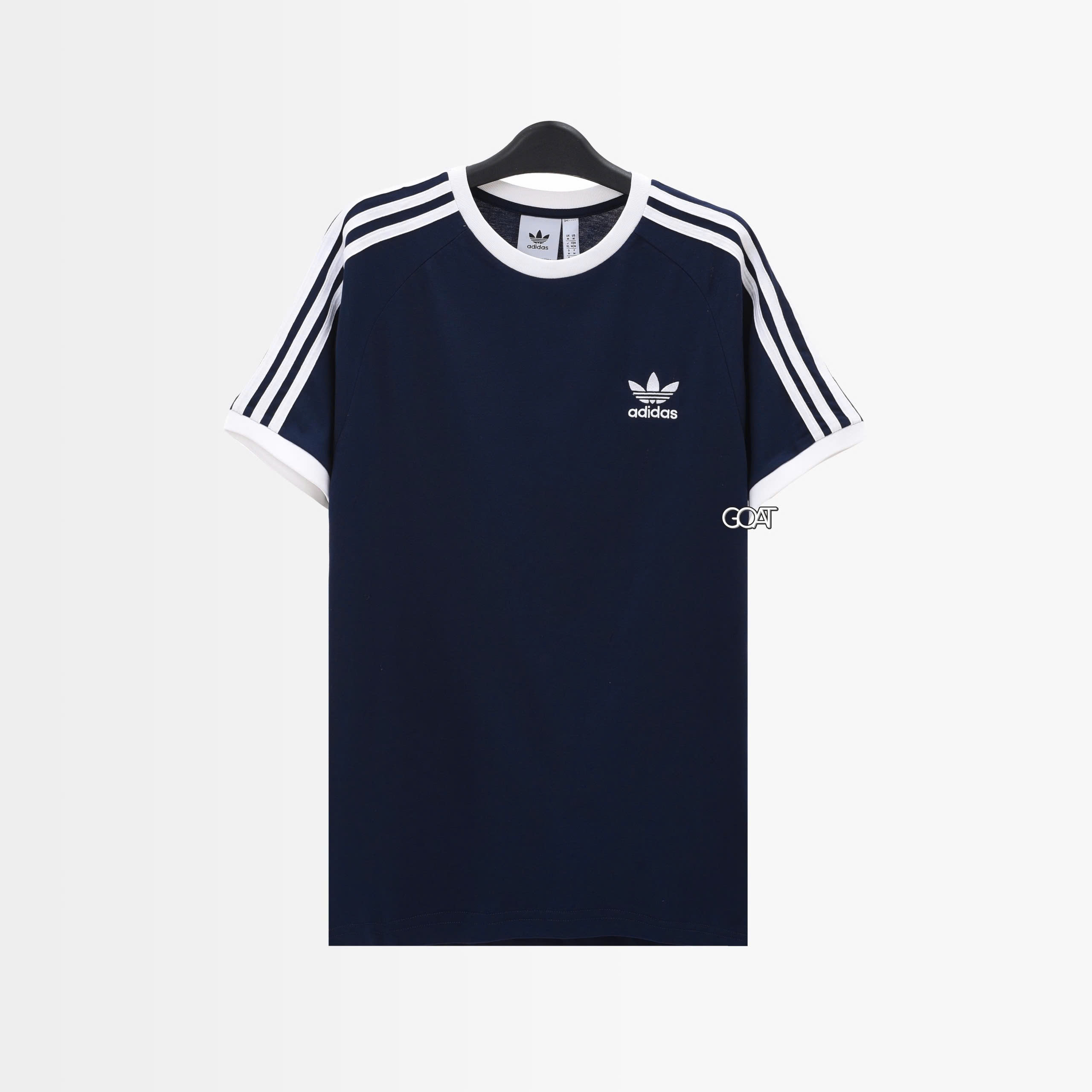 ADIDAS CLASSIC ADICOLOR 3 STRIPES T-SHIRT - NAVY