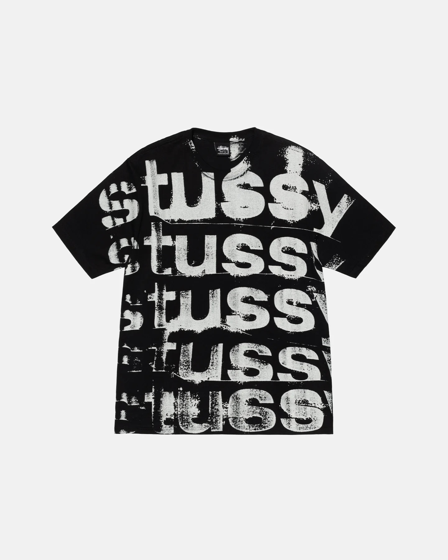 STUSSY STAMP TSHIRT - BLACK