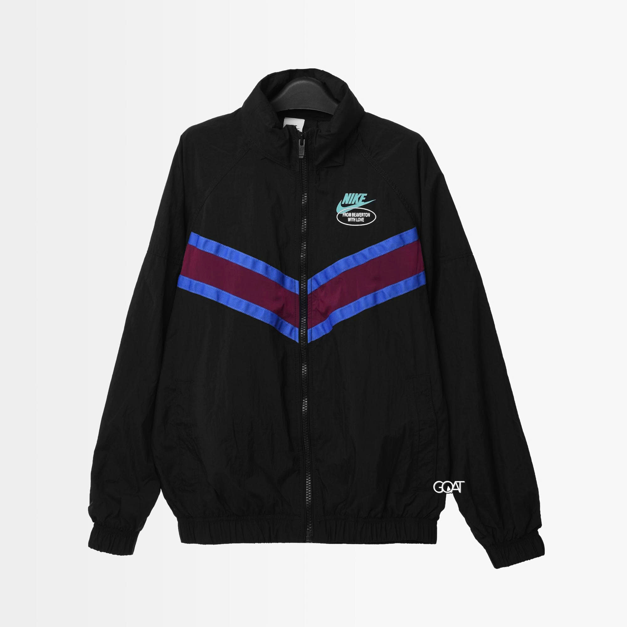 NIKE WOVEN DAISY HAVE A NIKE JACKET - BLACK