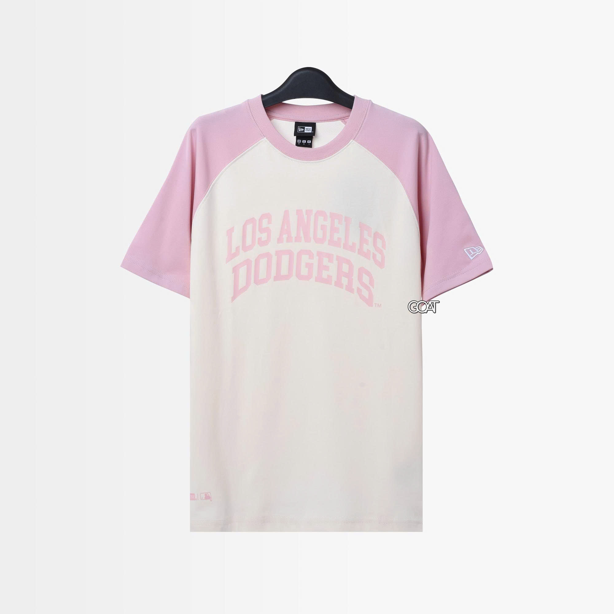 NEW ERA ARCH T-SHIRT - PINK/BEGIE