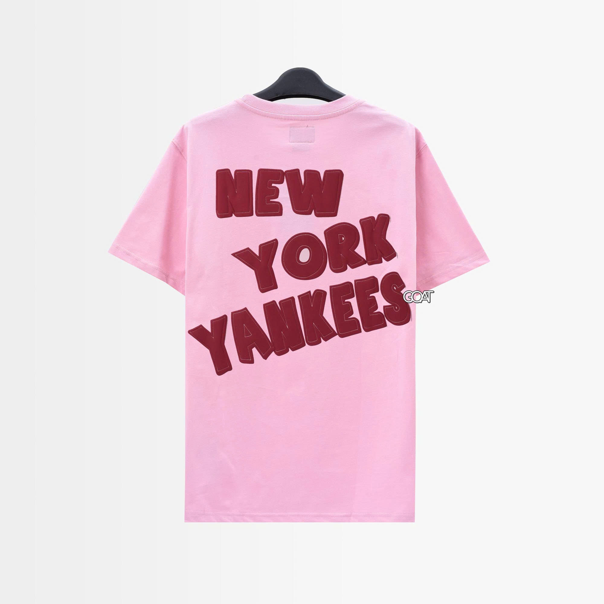 NEW ERA BIG LOGO NYYK T-SHIRT - PINK