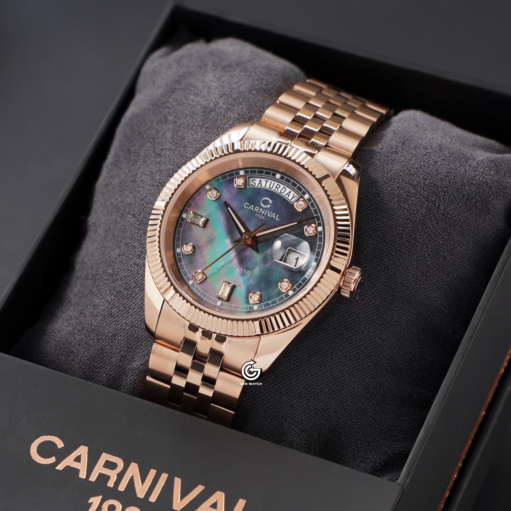 ĐỒNG HỒ NAM CARNIVAL 8190G VH DK QUARTZ 40MM
