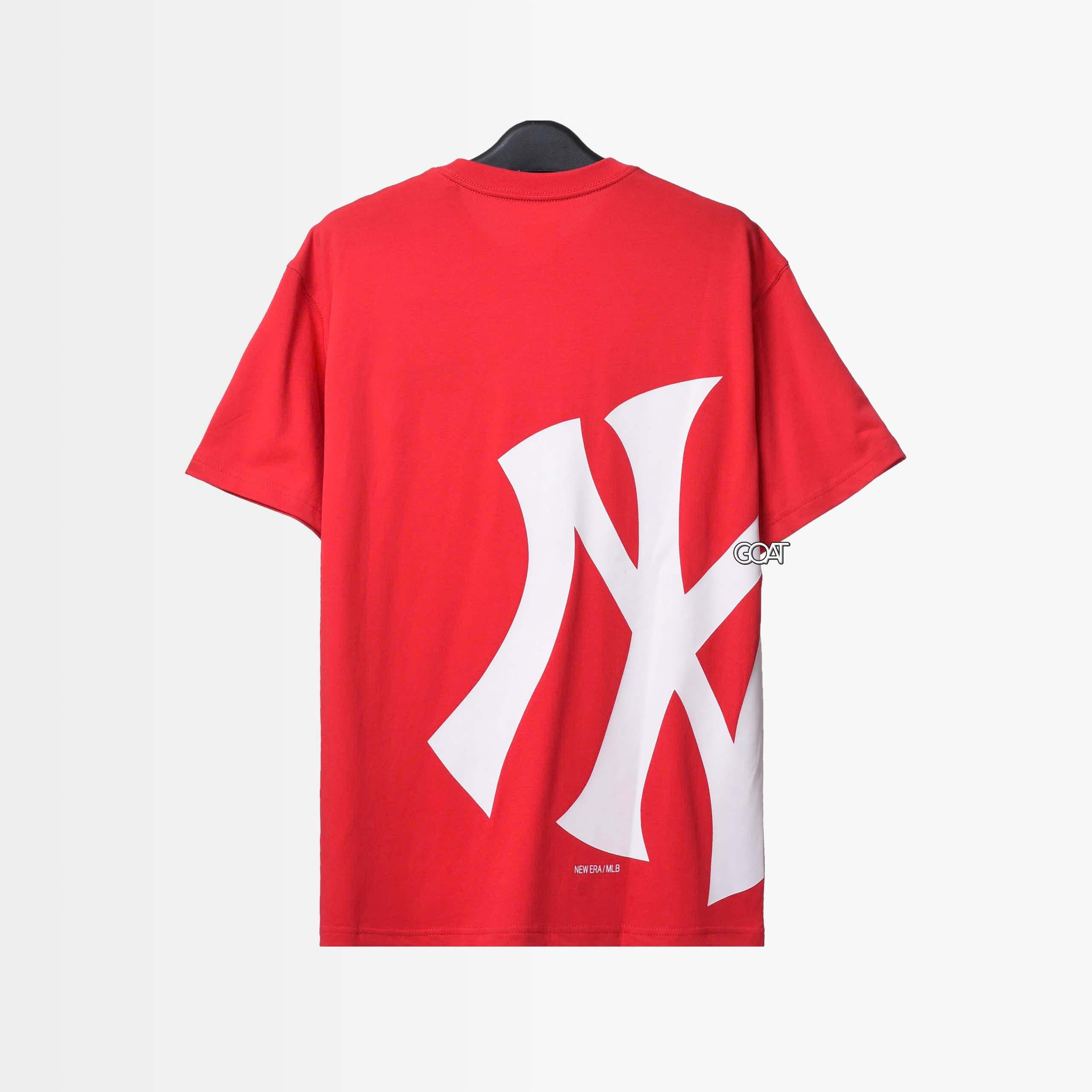 NEW ERA BACK LOGO NY T-SHIRT - RED