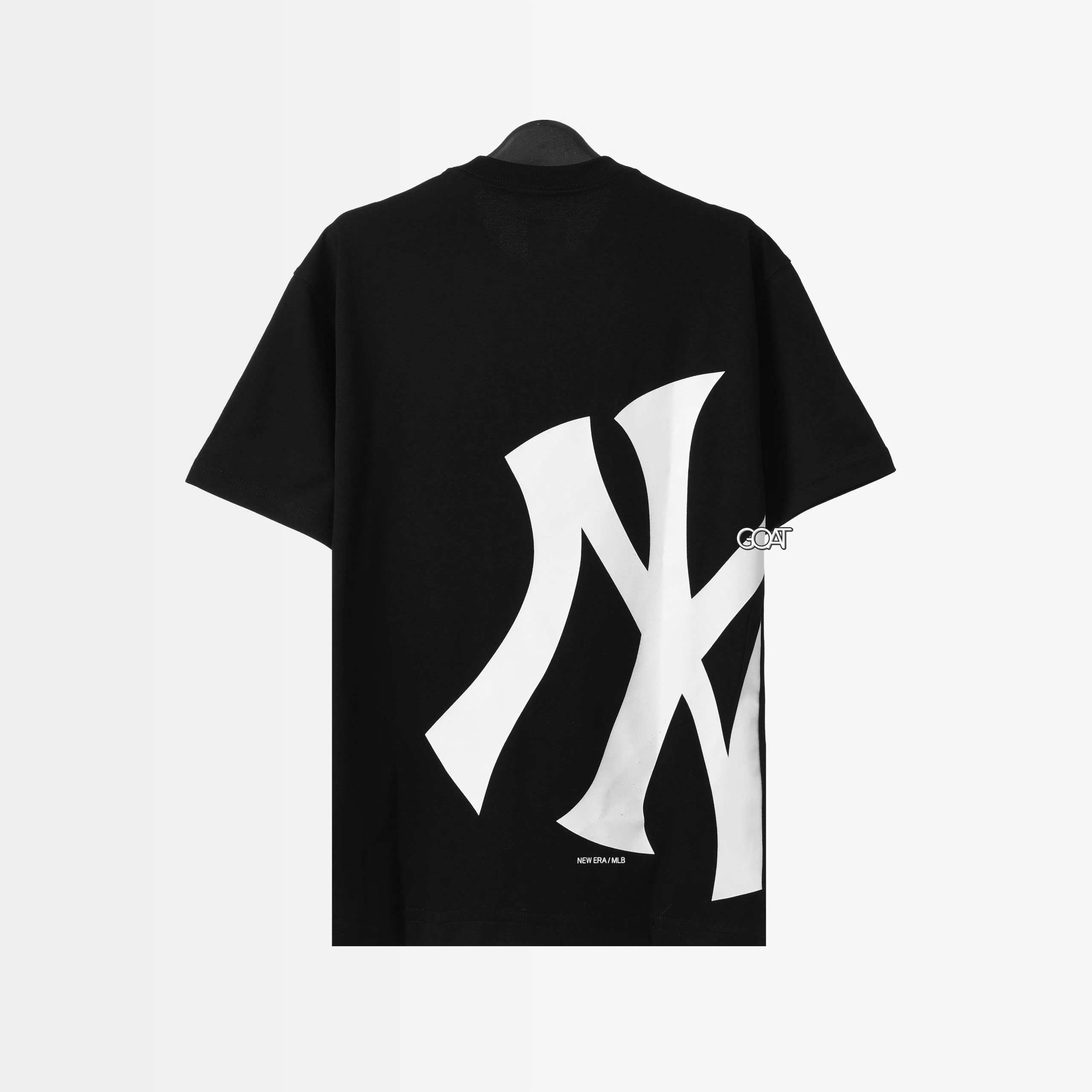 NEW ERA BACK LOGO NY T-SHIRT - BLACK