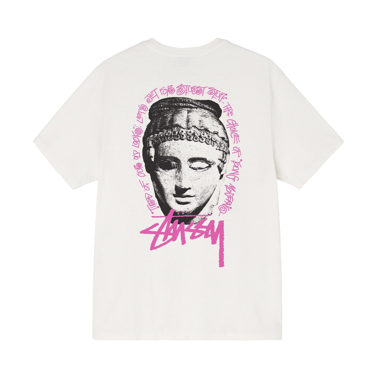 STUSSY YOUNG MODERENS TSHIRT - NATURAL