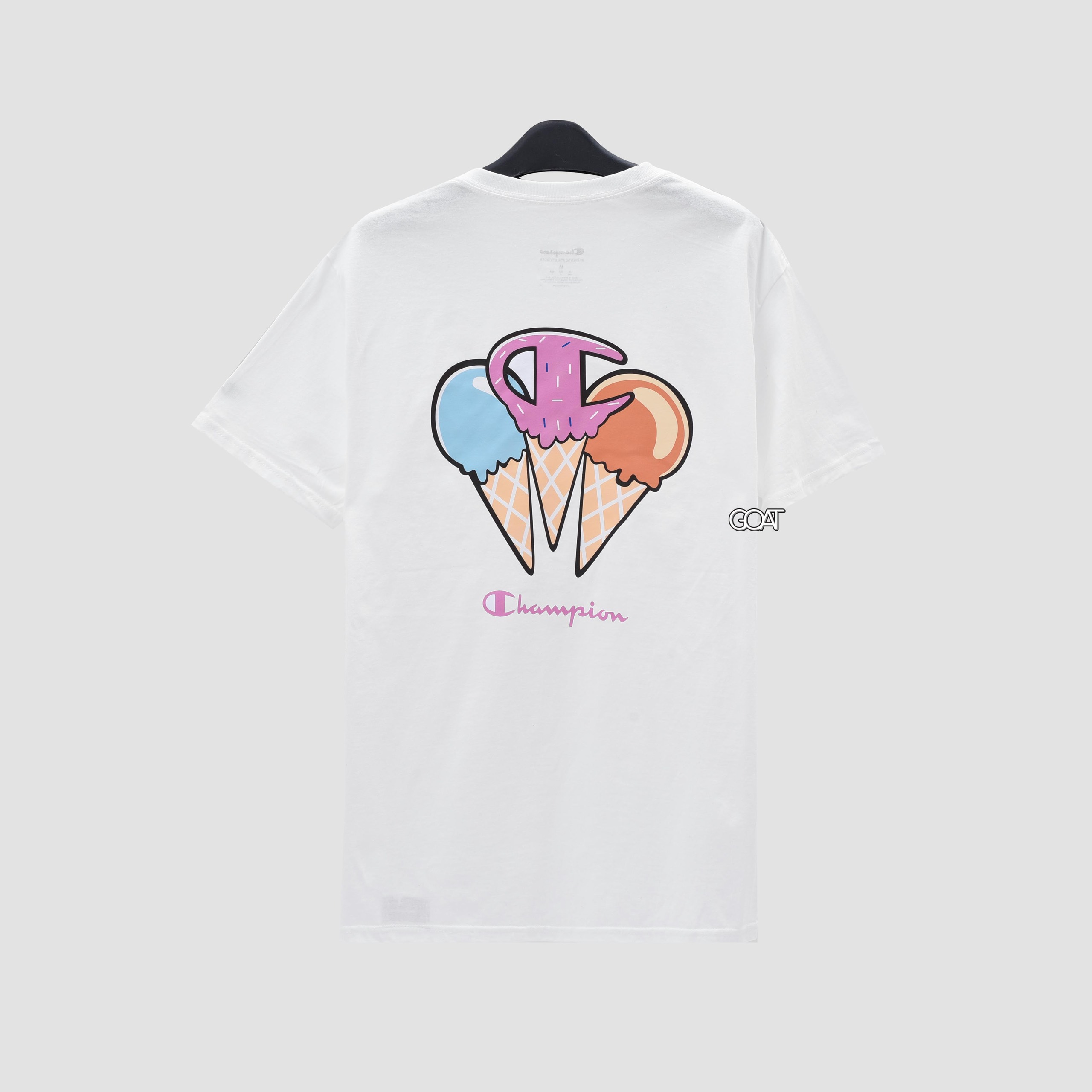 CHAMPION LIFE GRAPHIC ICE CREAM TSHIRT - WHITE