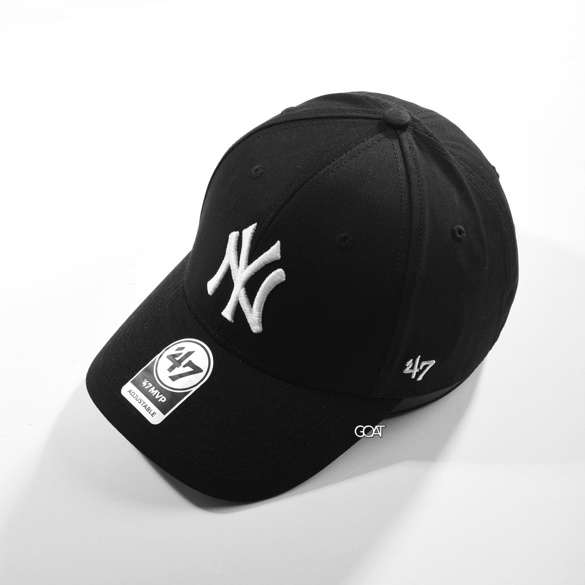 47 NY WHITE CAP - BLACK