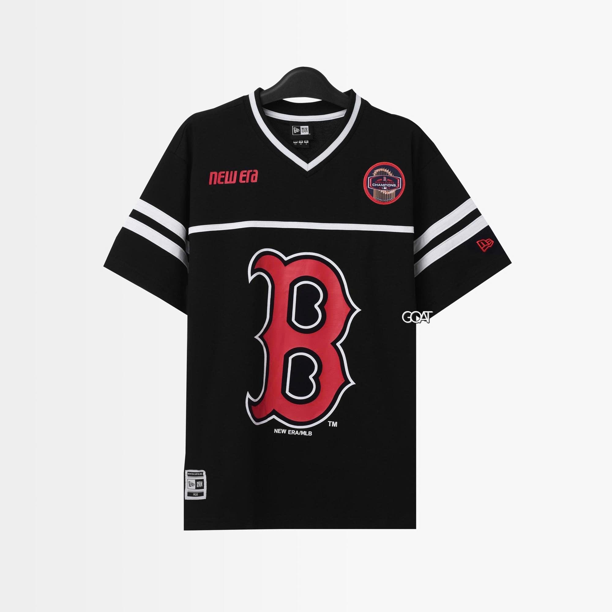 NEW ERA BOSTON OVERSIZE T-SHIRT - BLACK