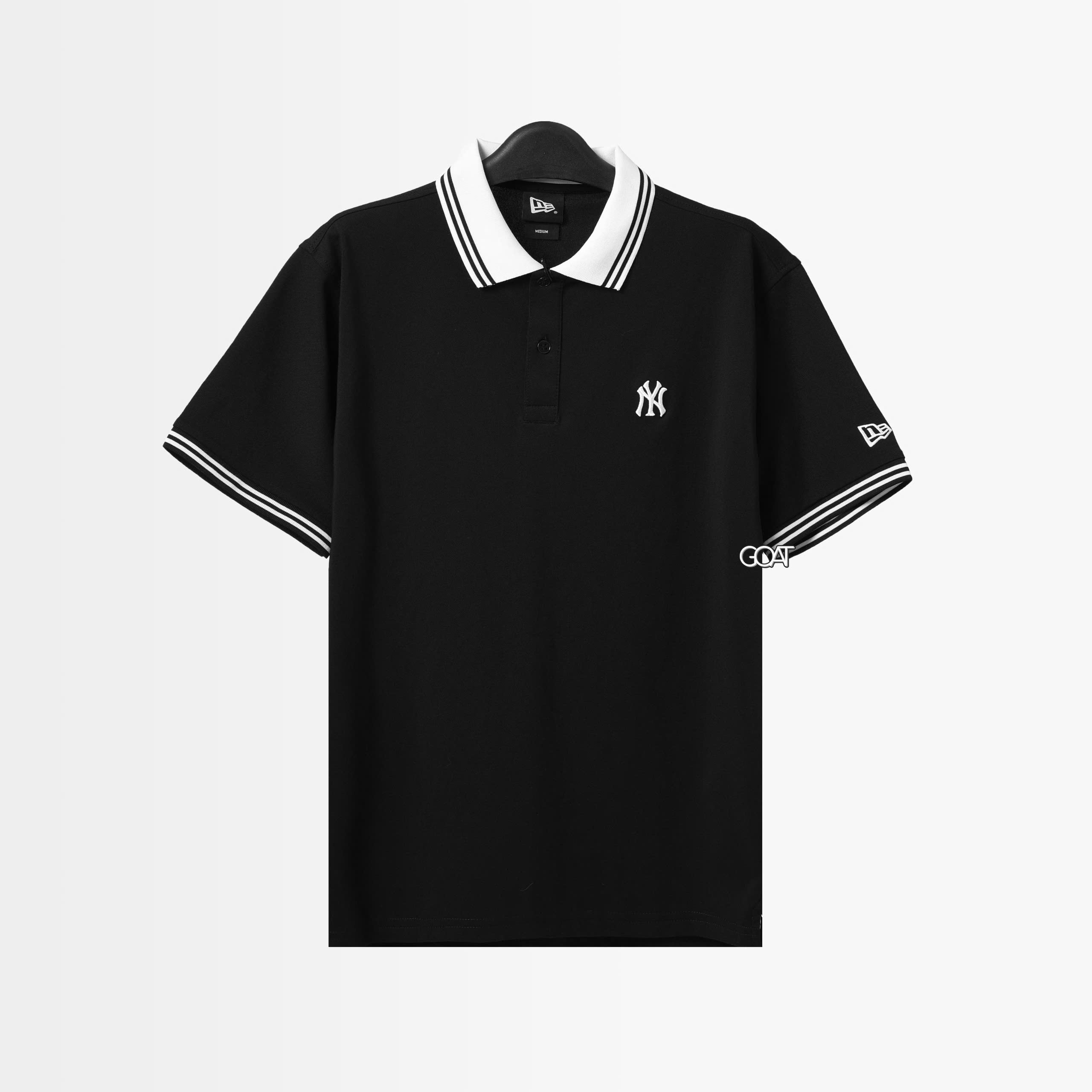 NEW ERA NY POLO SHIRT - BLACK