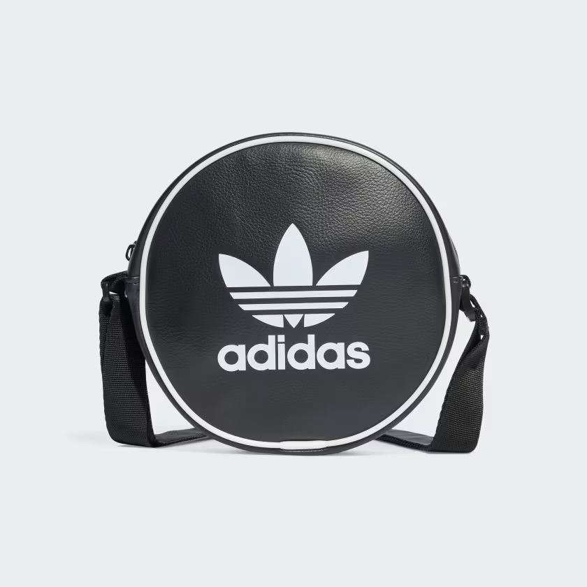 ADIDAS ORIGINAL ADICOLOR CLASSIC ROUND BAG - BLACK