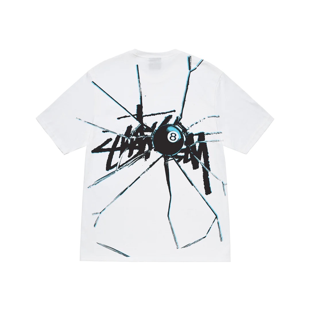 STUSSY SHATTERED TSHIRT - WHITE