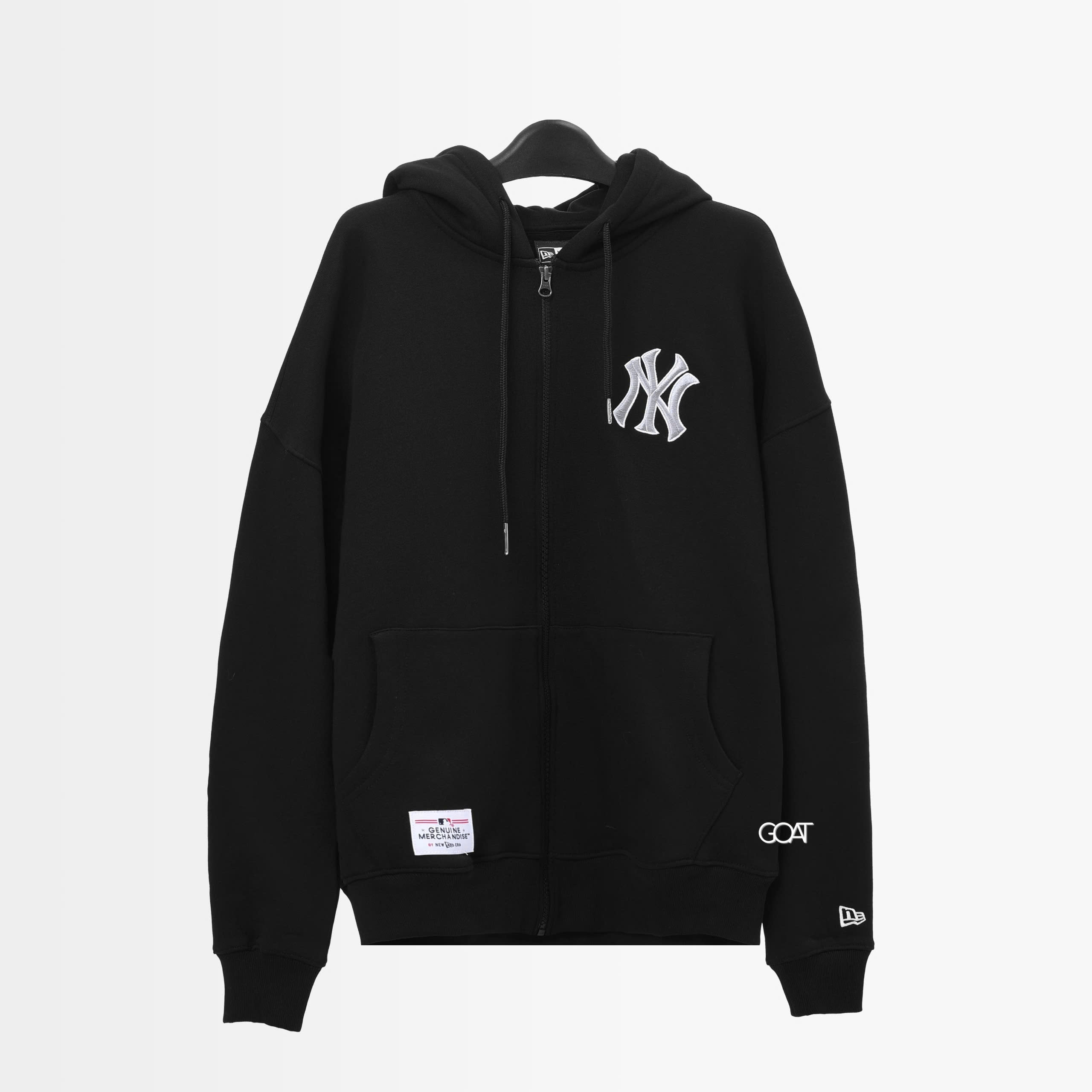 NEW ERA NEW YORK YK ZIP HOODIE - BLACK