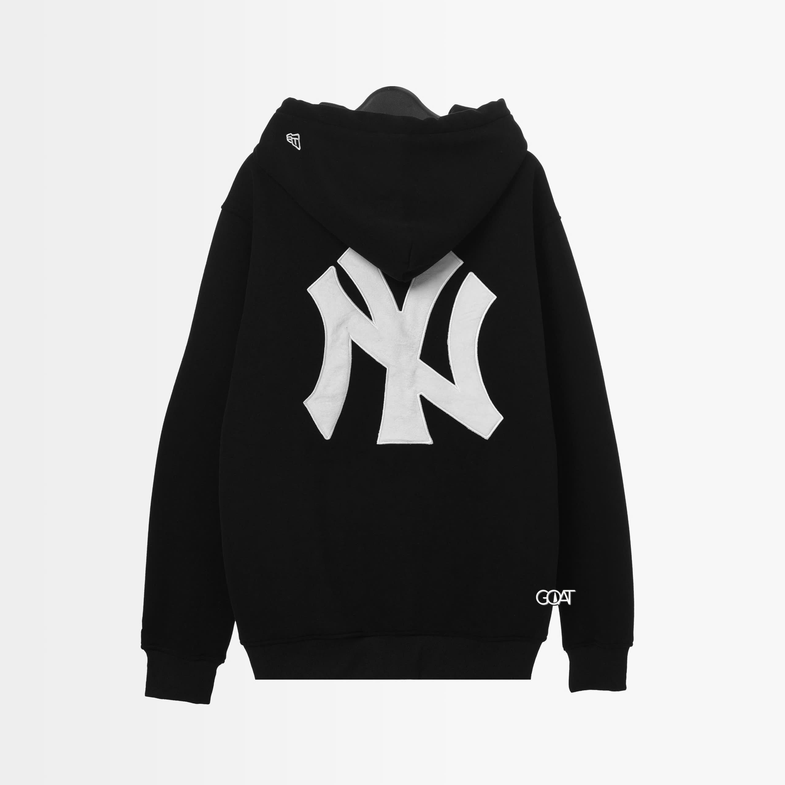 NEW ERA BASIC LOGO NEYYAN ZIP HOODIE - BLACK