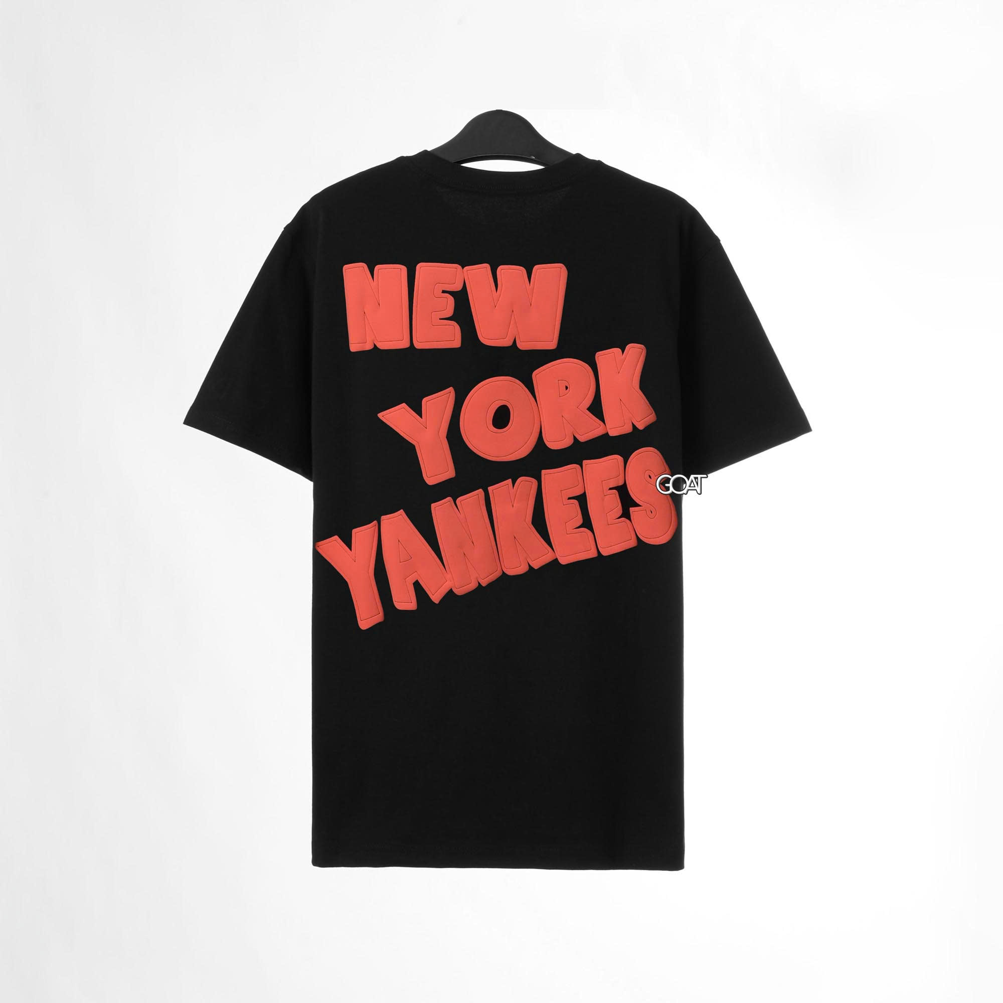 NEW ERA BIG LOGO NYYK T-SHIRT - BLACK/ORANGE