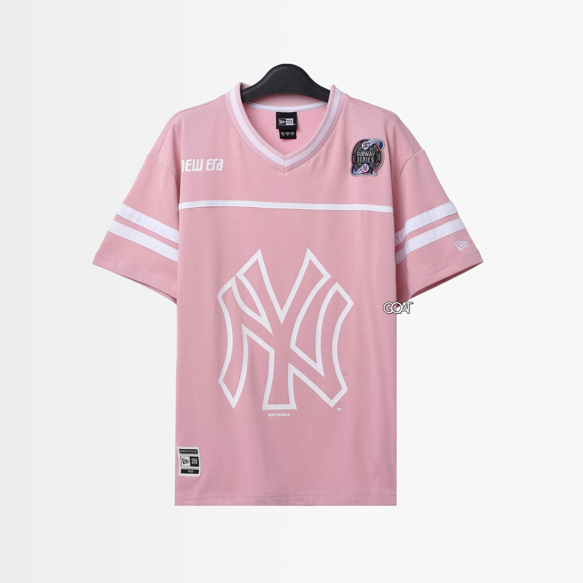 NEW ERA NEW YORK OVERSIZE T-SHIRT - CANDY PINK