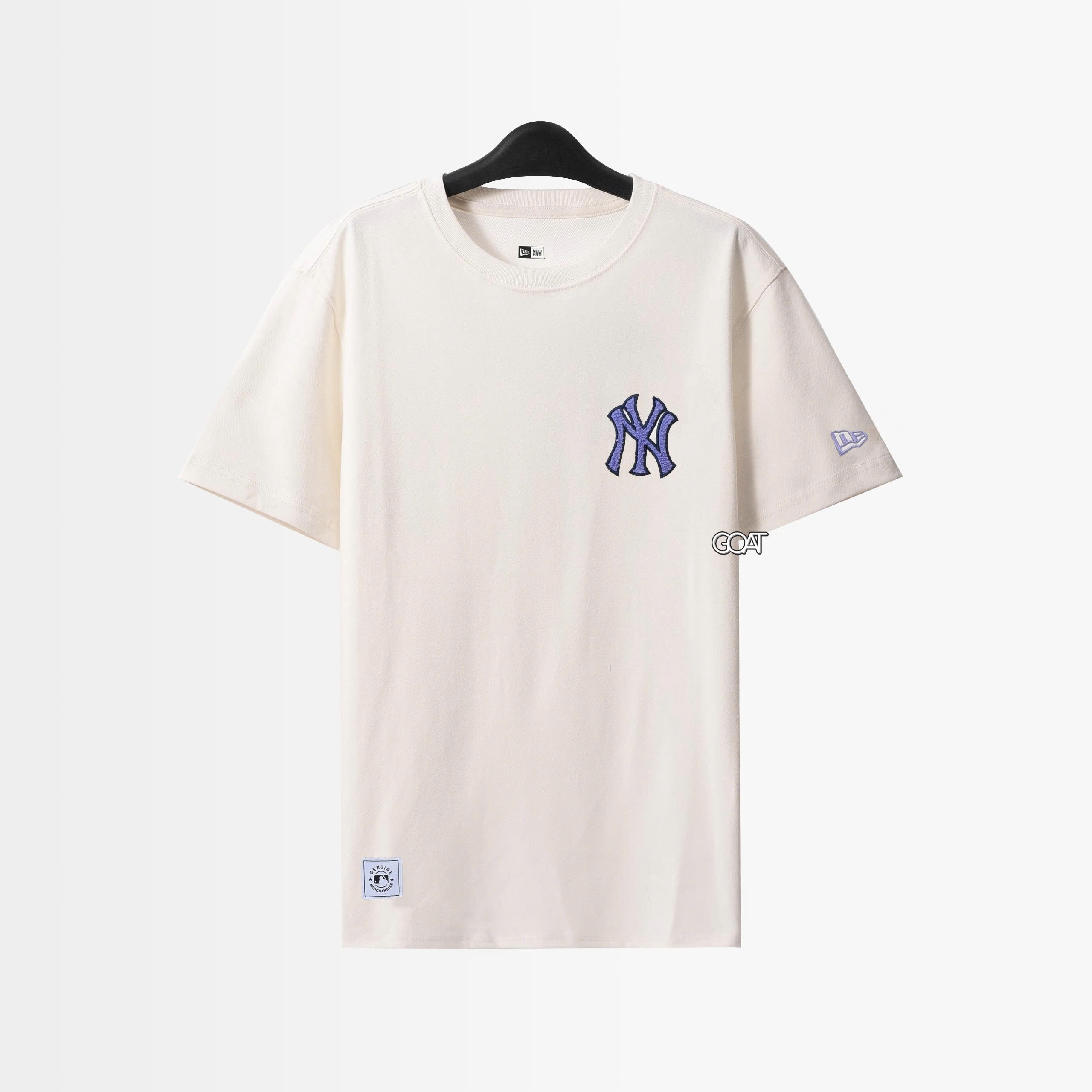 NEW ERA PATCH NEW YORK TSHIRT - IVORY