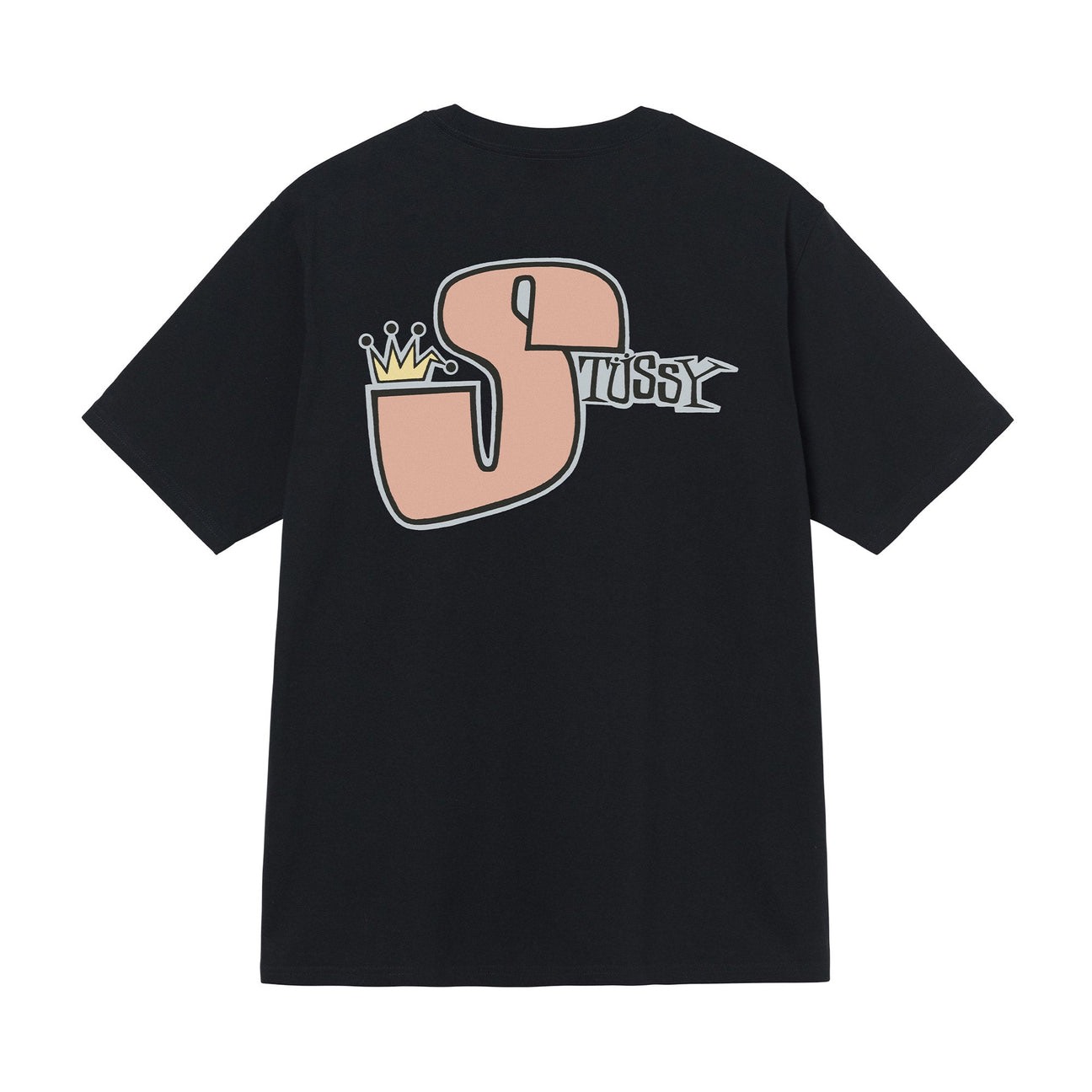 STUSSY PHAT S TSHIRT - BLACK