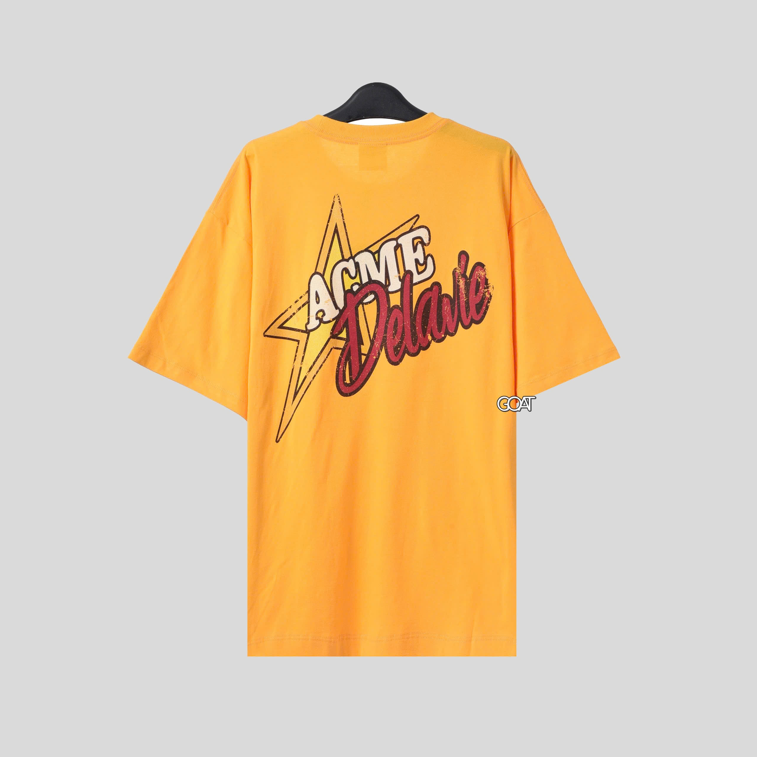 ADLV CRACK STAR LOGO T-SHIRT - YELLOW