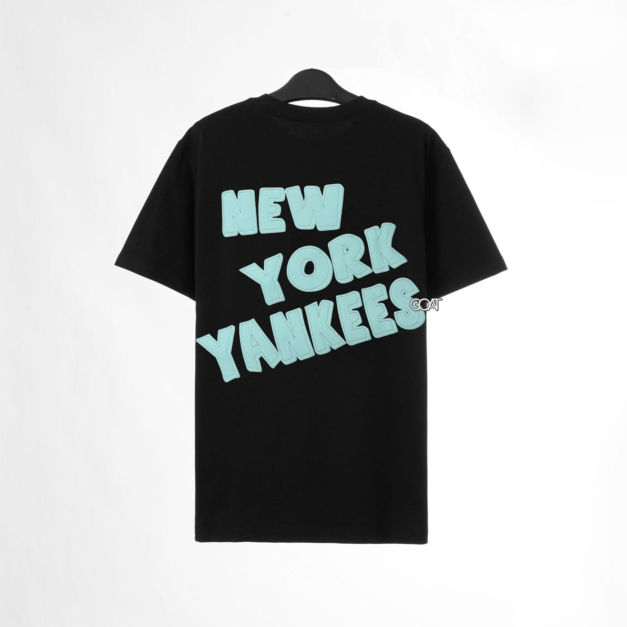 NEW ERA BIG LOGO NYYK T-SHIRT - BLACK/MINT