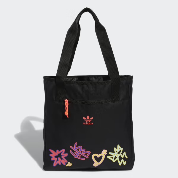 ADIDAS PRIDE SHOPPER TOTE BAG - BLACK